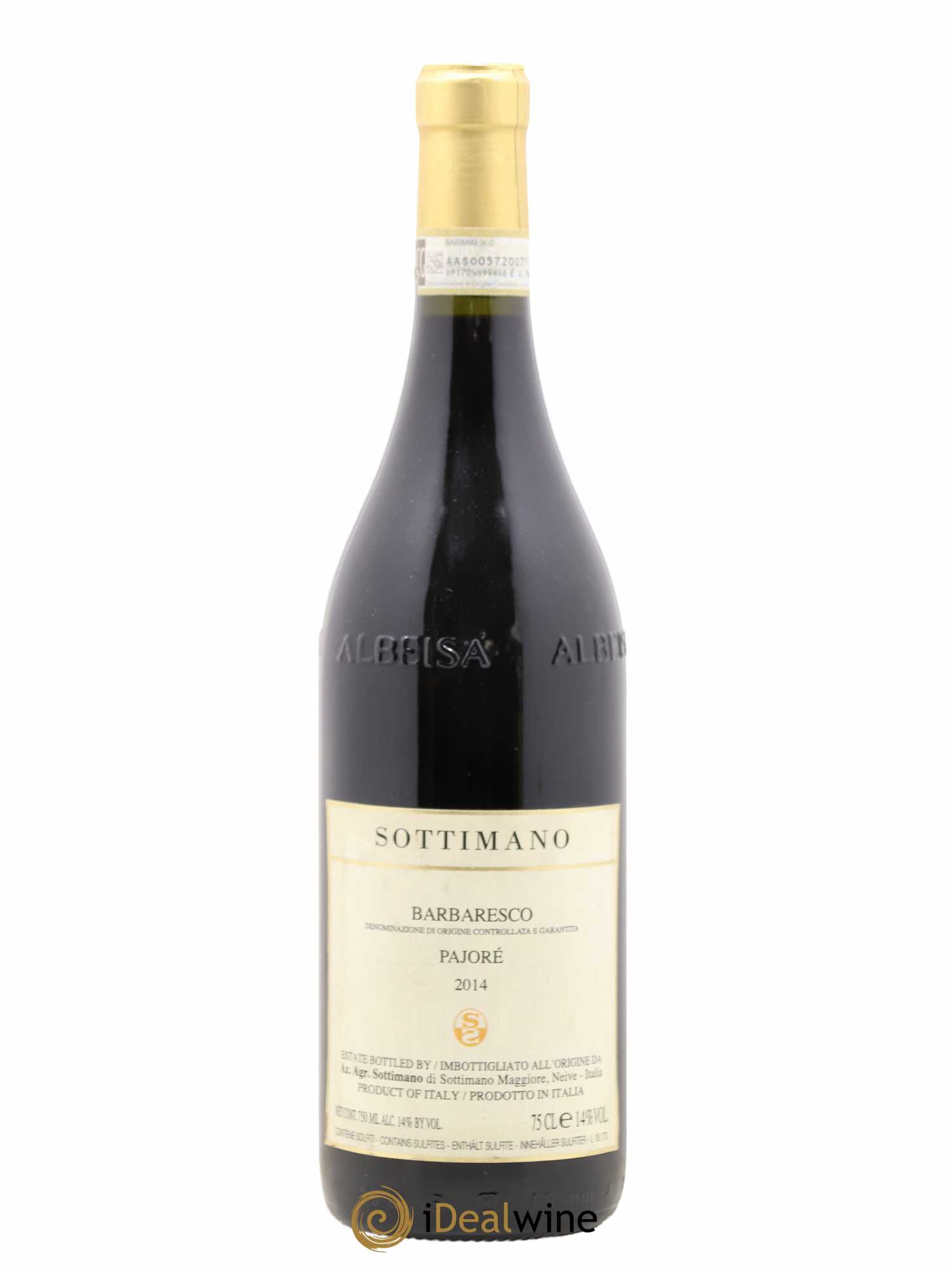Barbaresco DOCG Pajoré Sottimano 2014 - Lot de 1 bouteille - 0