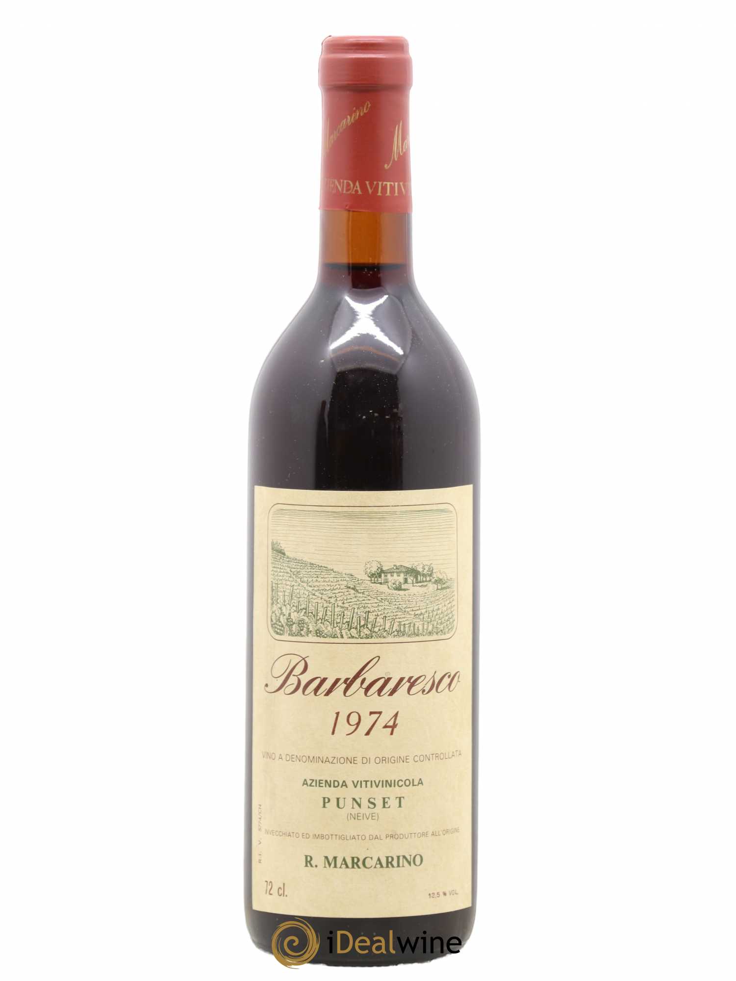 Barbaresco DOCG Azienda Vitivinicola Marcarino 1974 - Posten von 1 Flasche - 0