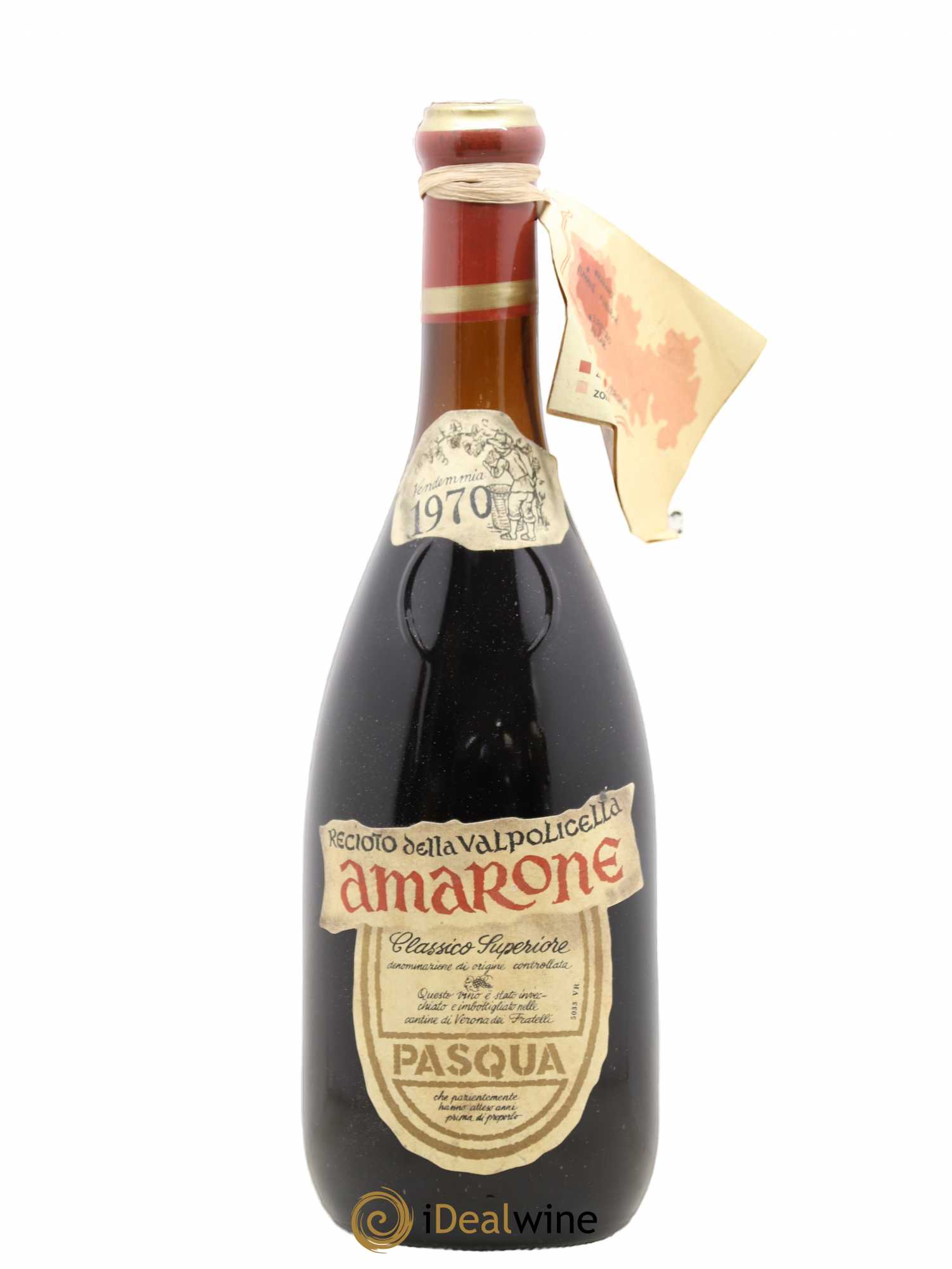 Italie Recioto della Valpolicella Amarone Pasqua 1970 - Posten von 1 Flasche - 0