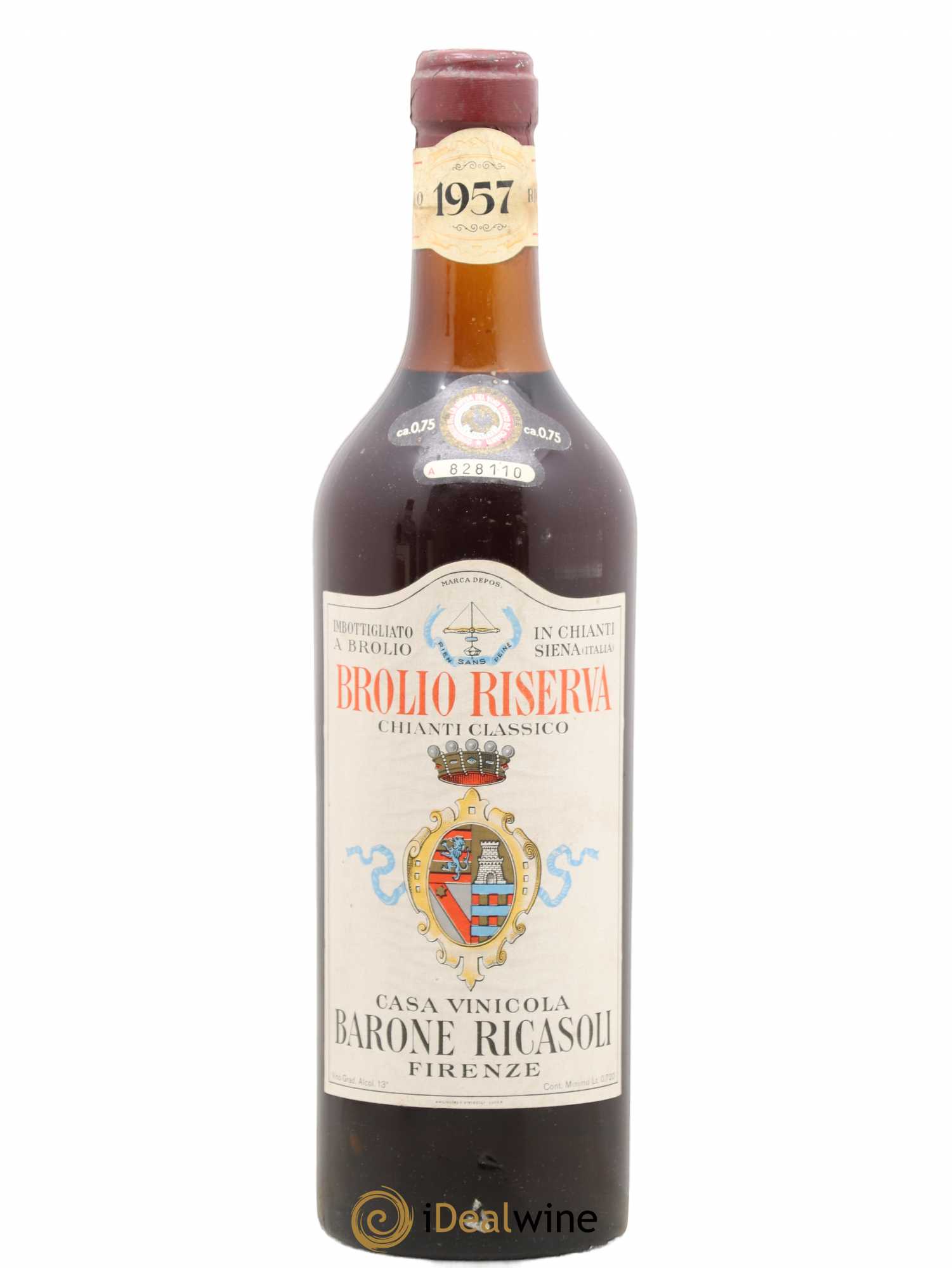 Chianti Classico DOCG Riserva Brolio Ricasoli 1957 - Lot of 1 bottle - 0