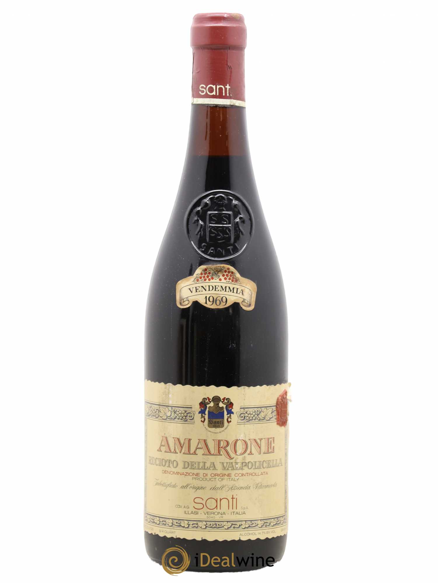 Italie Amarone Recioto delle Valpolicella Santi 1969 - Posten von 1 Flasche - 0