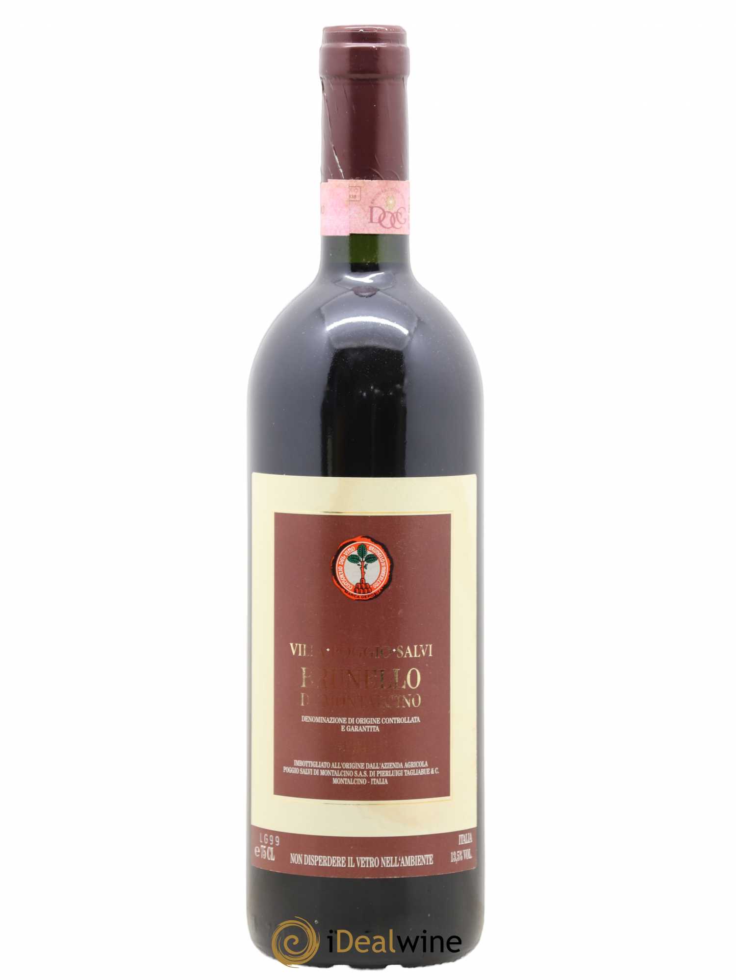 Brunello di Montalcino Poggio Salvi 1995 - Lot de 1 bouteille - 0