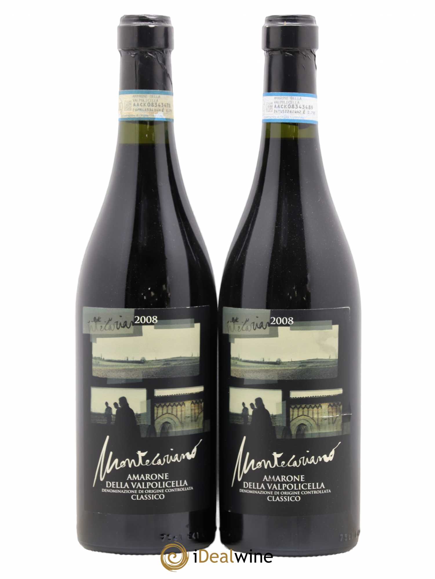 Amarone della Valpolicella DOC Montecariano 2008 - Lot de 2 bouteilles - 0