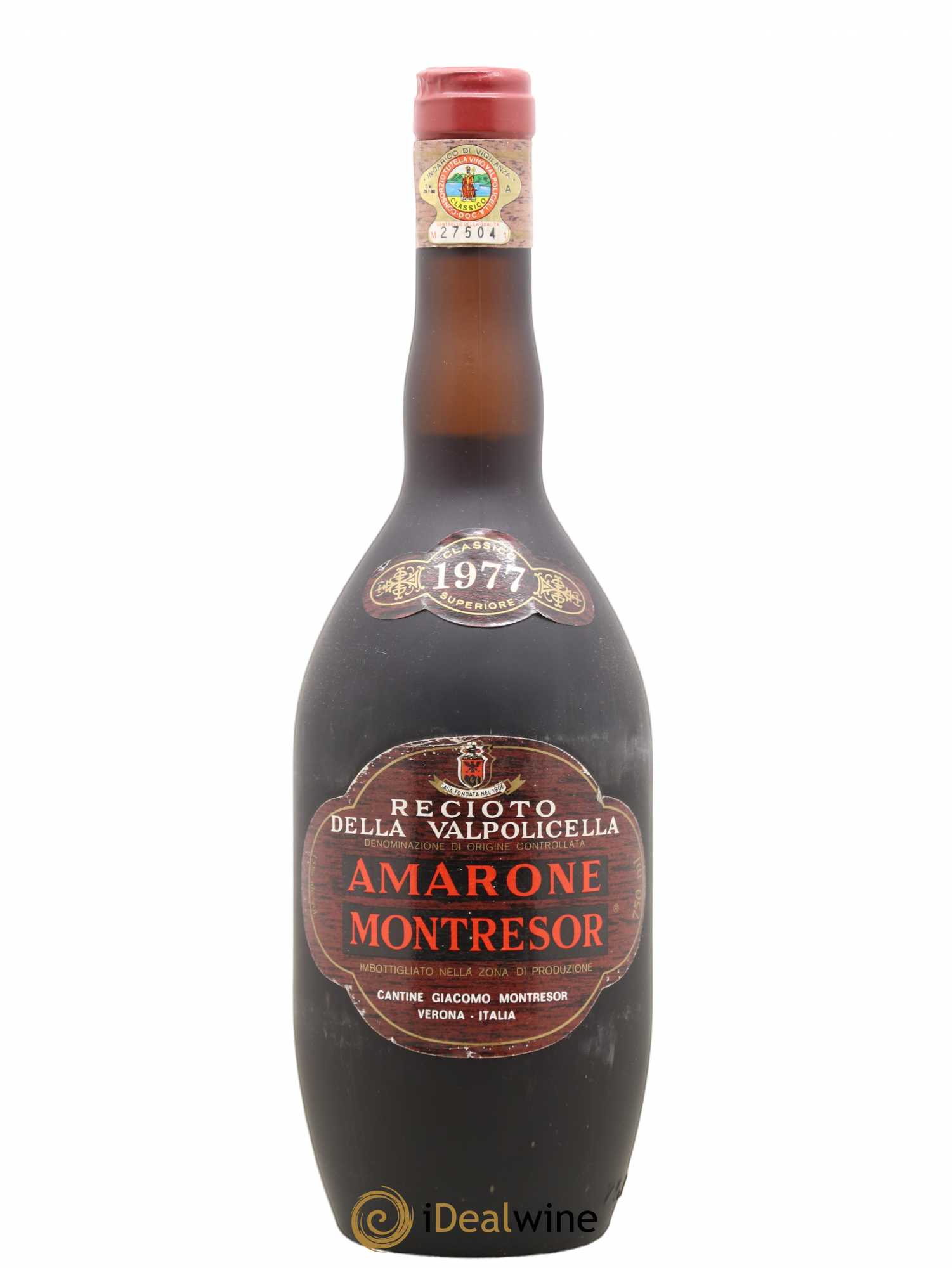 Italie Amarone Recioto della Valpolicella Montresor 1977 - Posten von 1 Flasche - 0