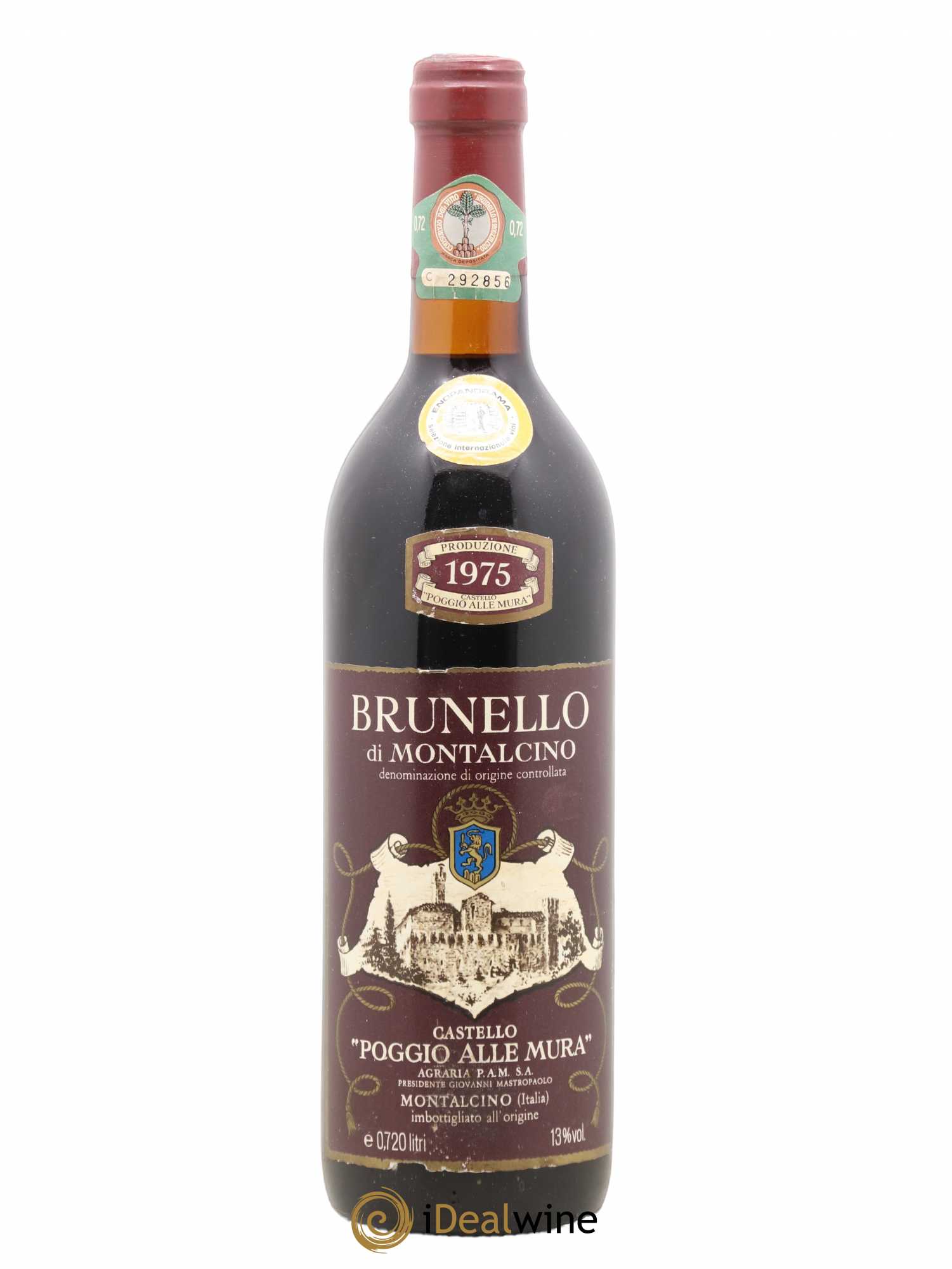 Brunello di Montalcino Poggio alle Mura 1975 - Lot de 1 bouteille - 0