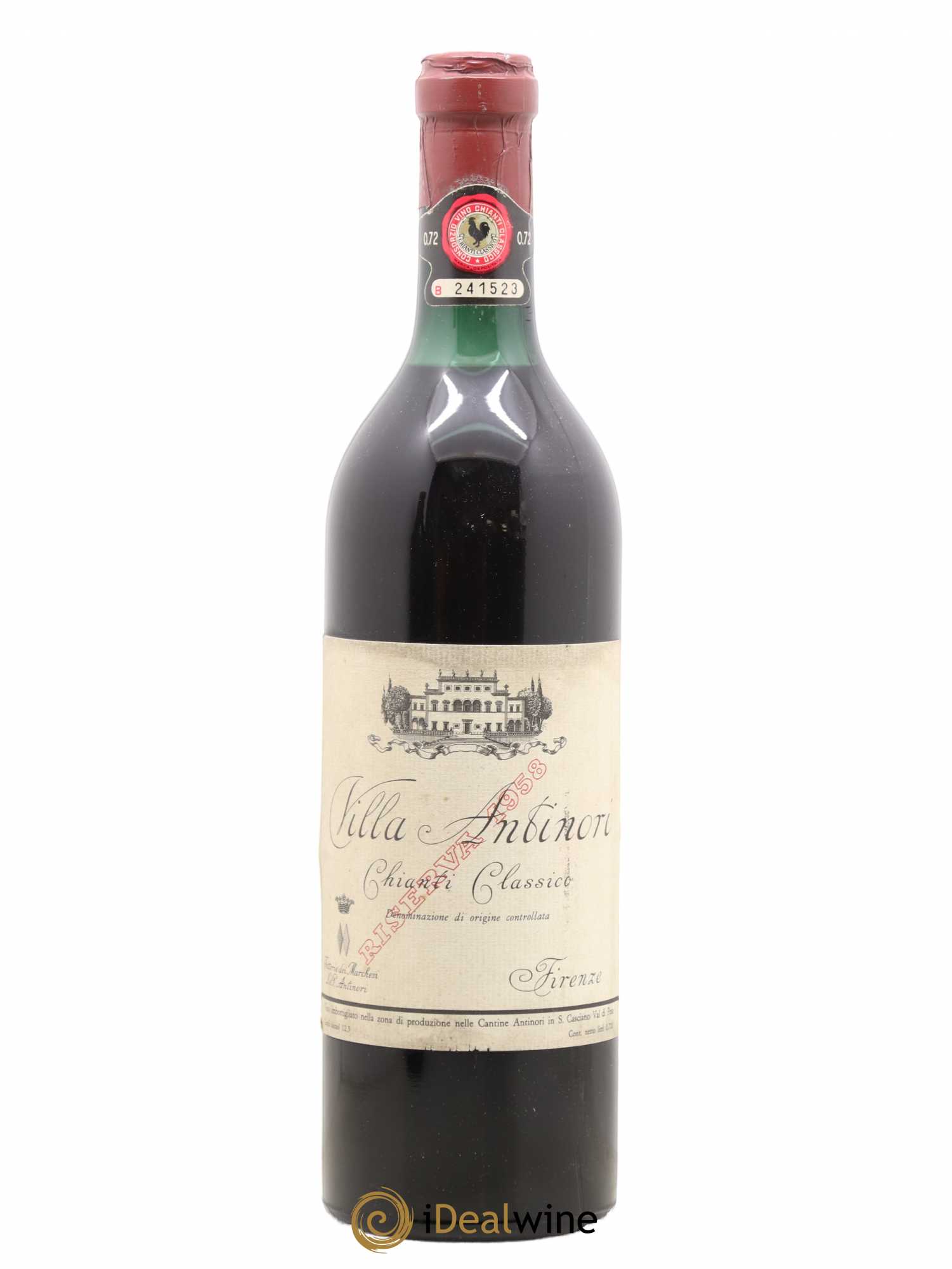 Chianti Classico DOCG Riserva Villa Antinori 1958 - Lot de 1 bouteille - 0