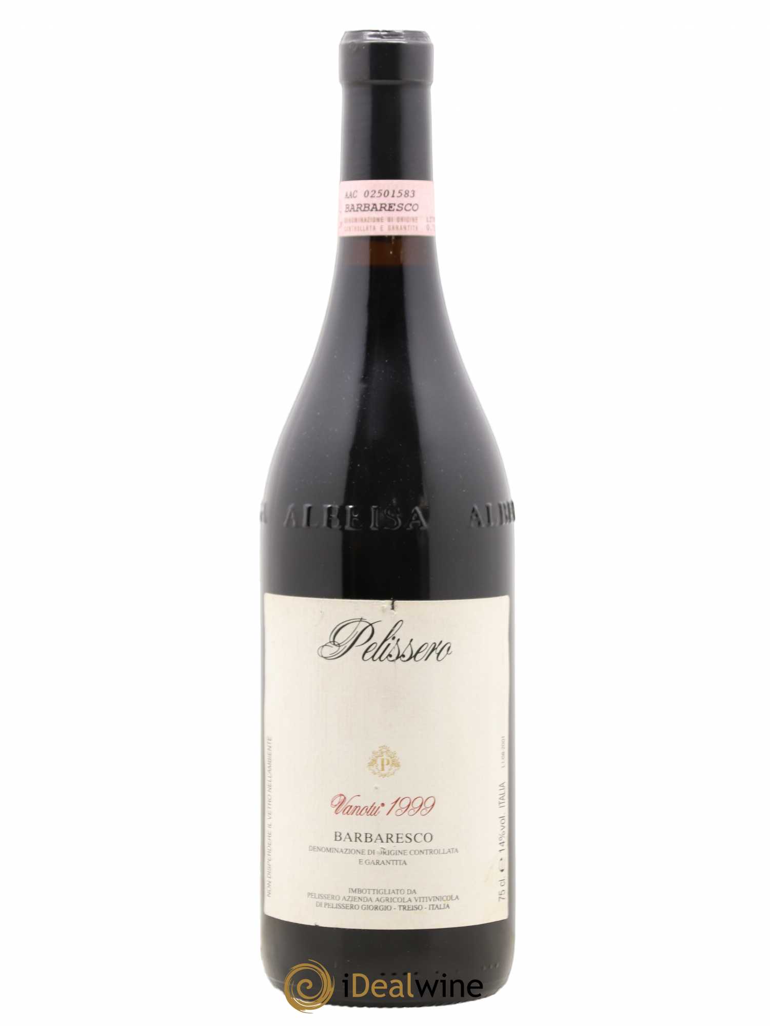 Barbaresco DOCG Vanotu Pelissero 1999 - Lot de 1 bouteille - 0
