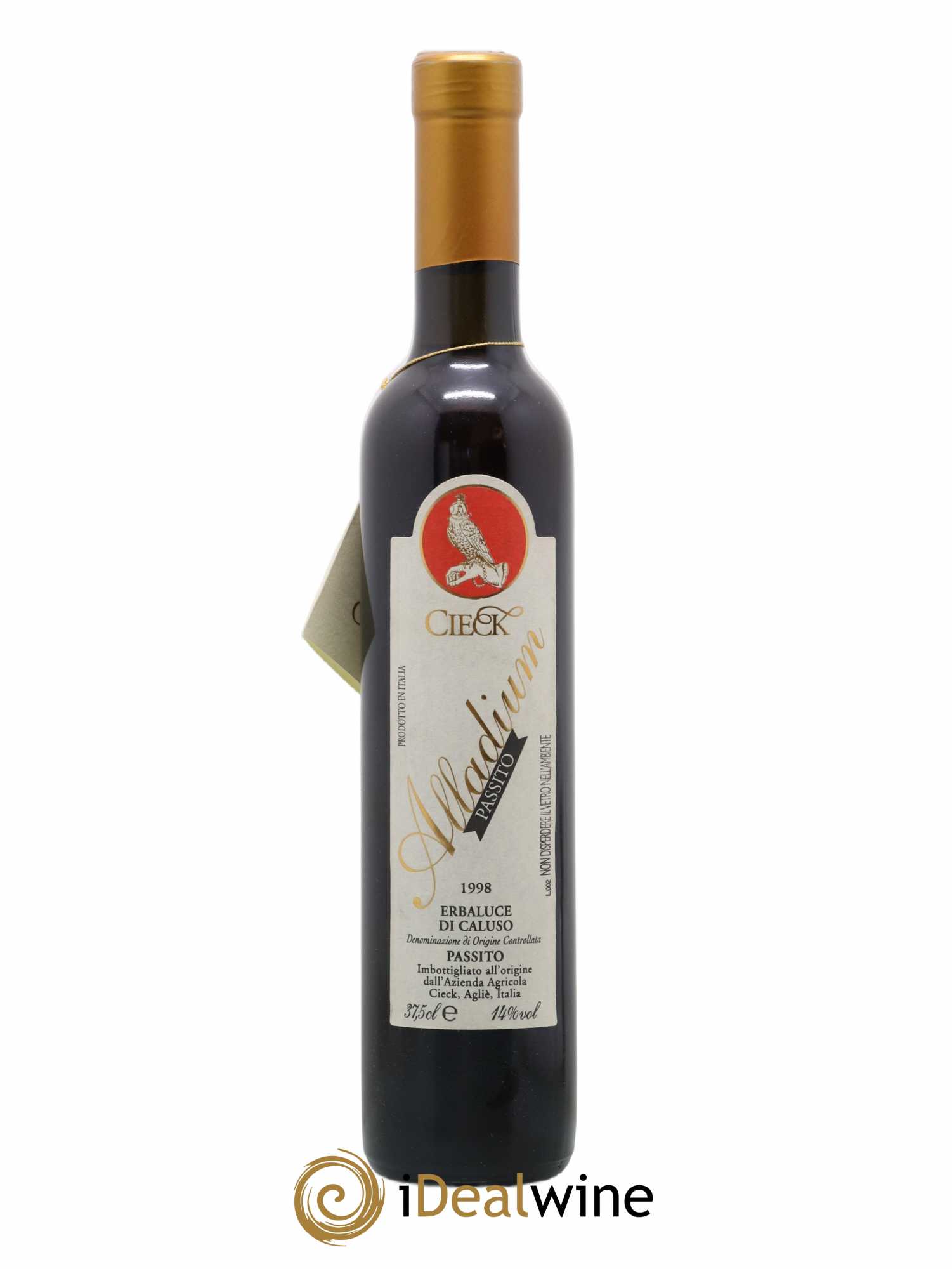 Italie Erbaluce di Caluso Alladium Passito Cieck (sans prix de réserve) 1998 - Lotto di 1 mezza bottiglia - 0
