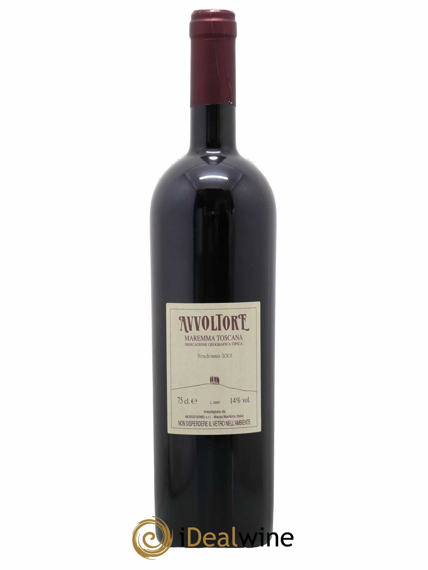 Toscana IGT Avvoltore Morisfarms 2001 - Lot of 1 bottle - 1