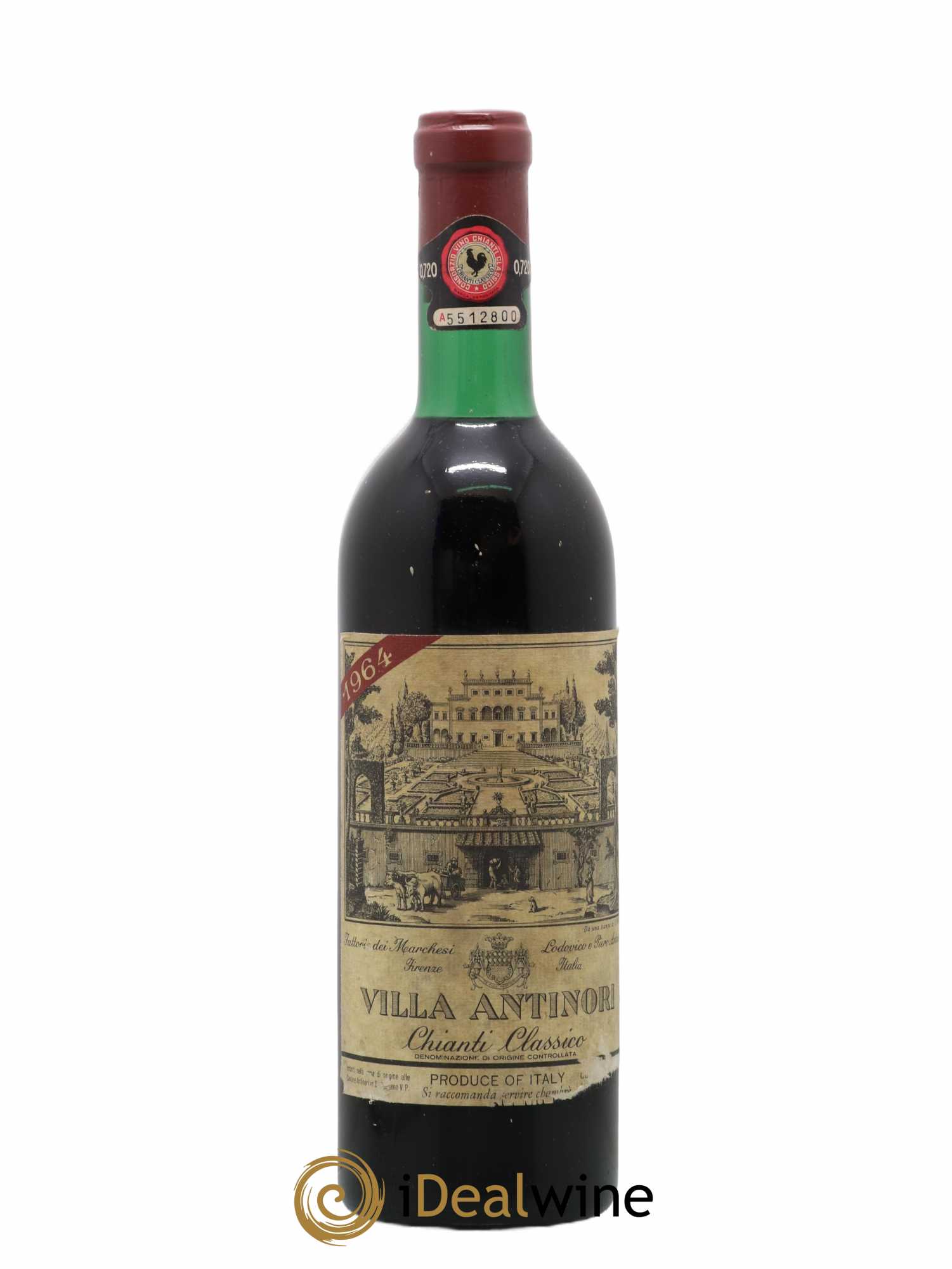 Chianti Classico DOCG Villa Antinori 1964 - Lot of 1 bottle - 0