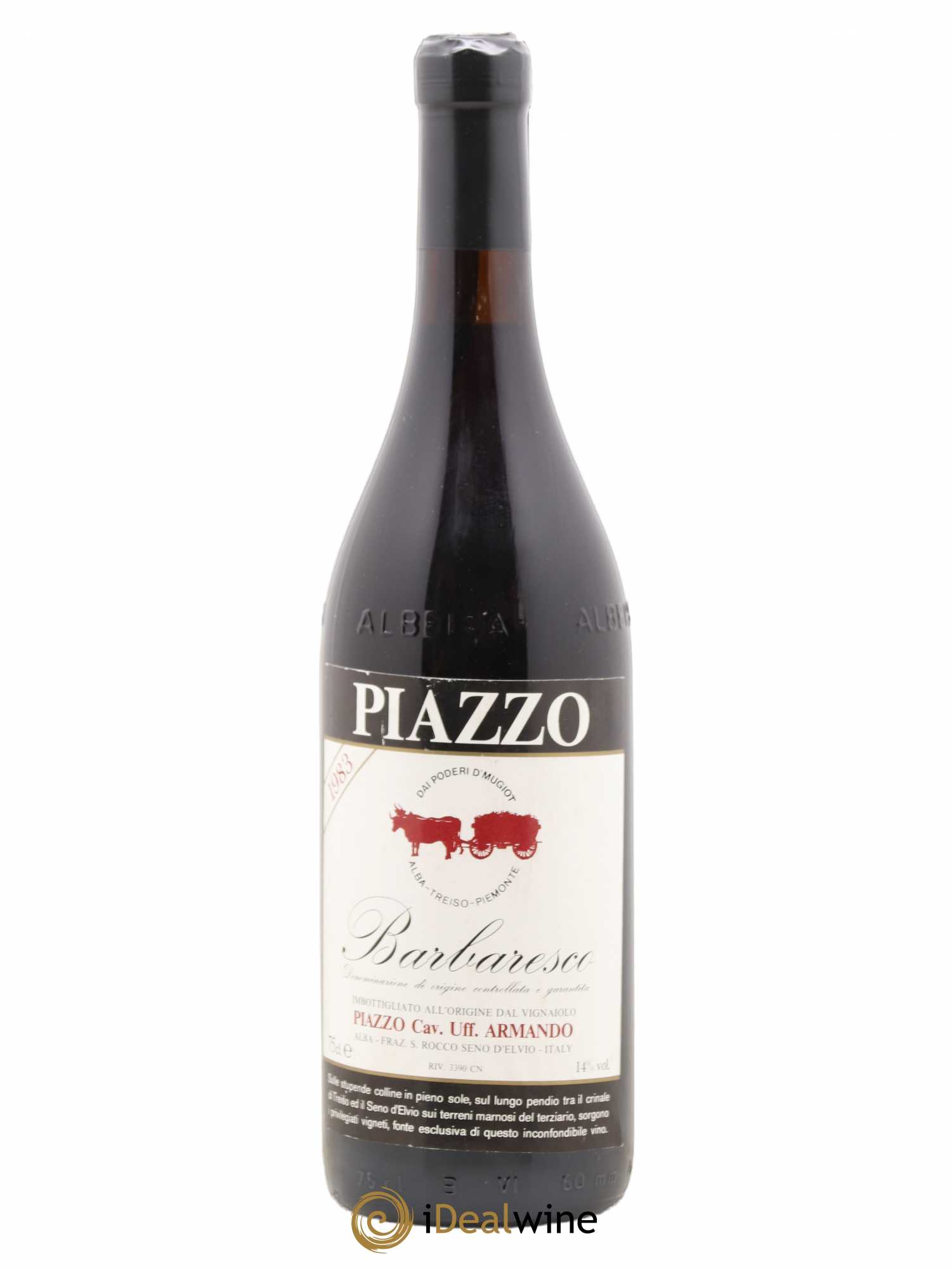 Barbaresco DOCG Piazzo 1983 - Lot de 1 bouteille - 0