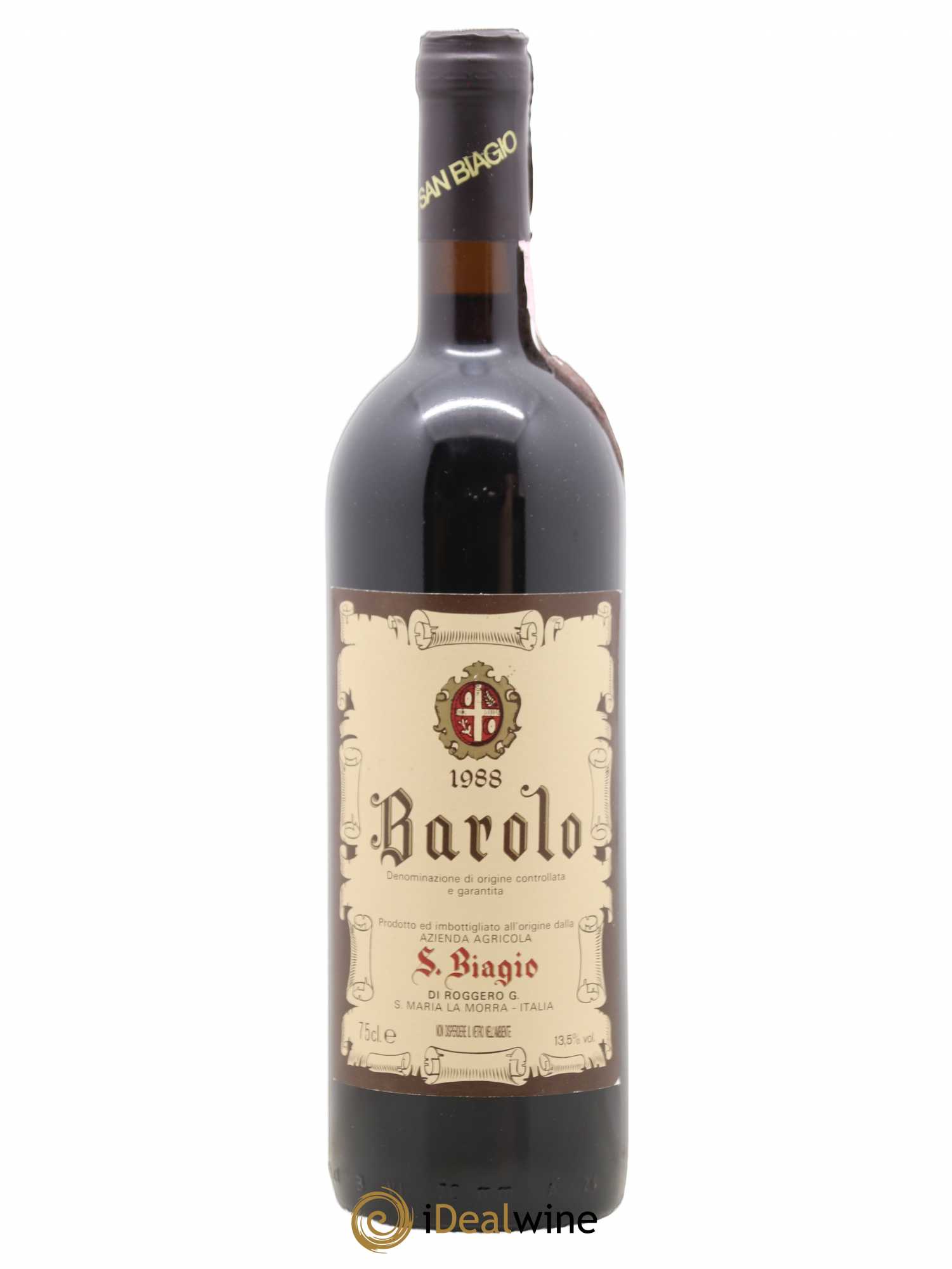Barolo S. Biagio 1988 - Posten von 1 Flasche - 0