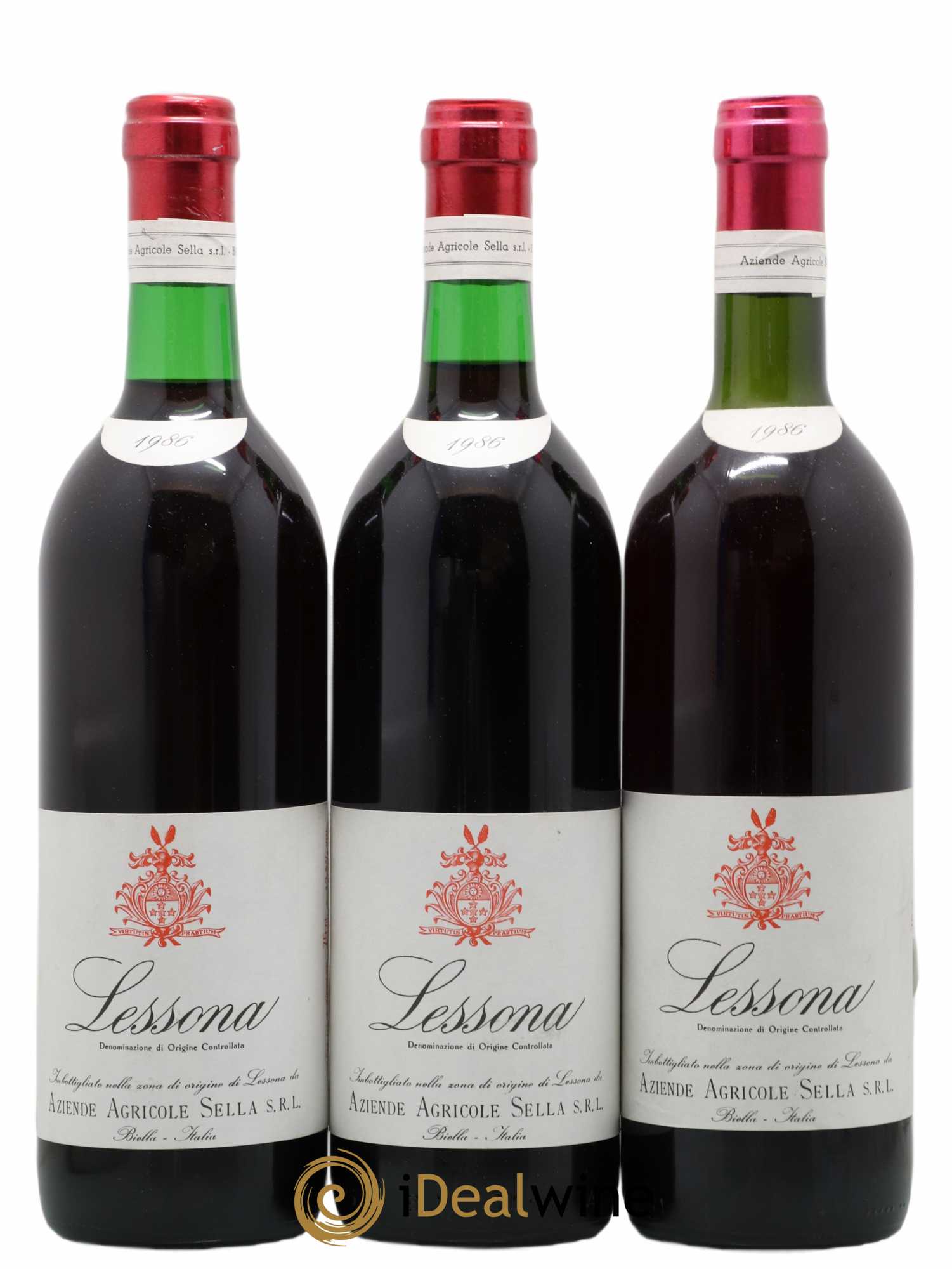 Piémont Lessona Sella (sans prix de réserve) 1986 - Posten von 3 Flaschen - 0