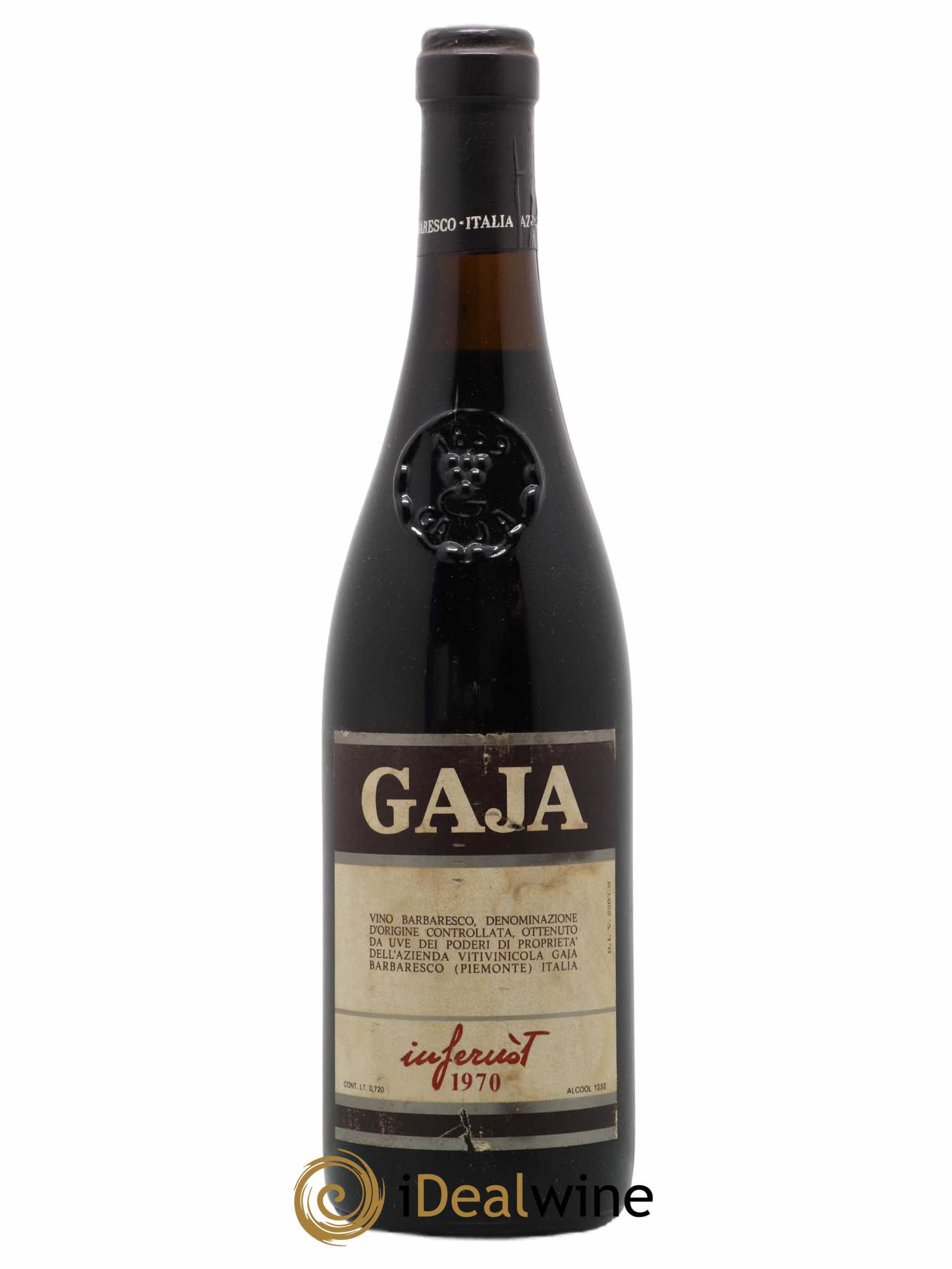 Barbaresco DOCG Infernot Gaja 1970 - Posten von 1 Flasche - 0