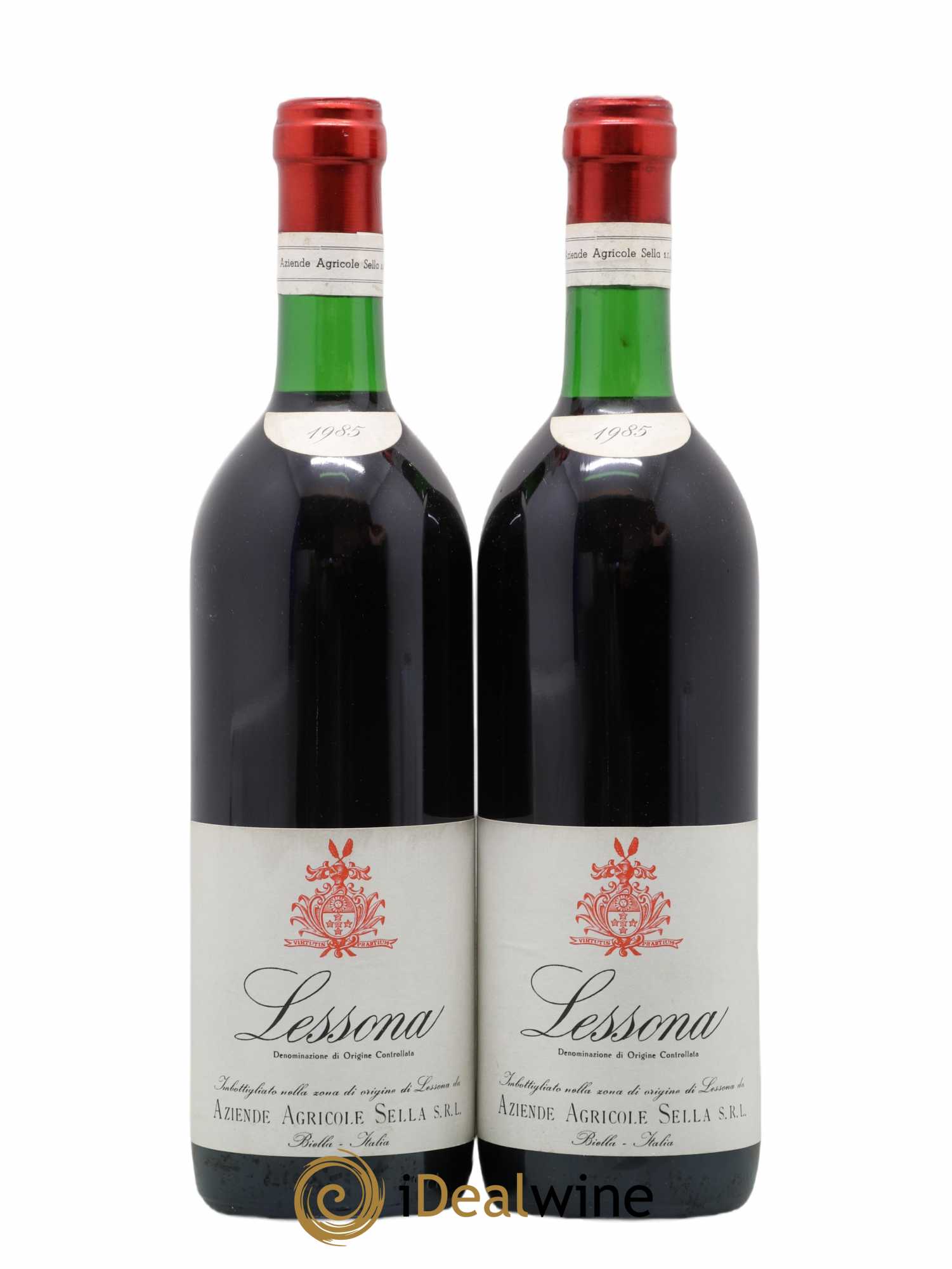 Piémont Lessona Sella (no reserve) 1985 - Lot of 2 bottles - 0
