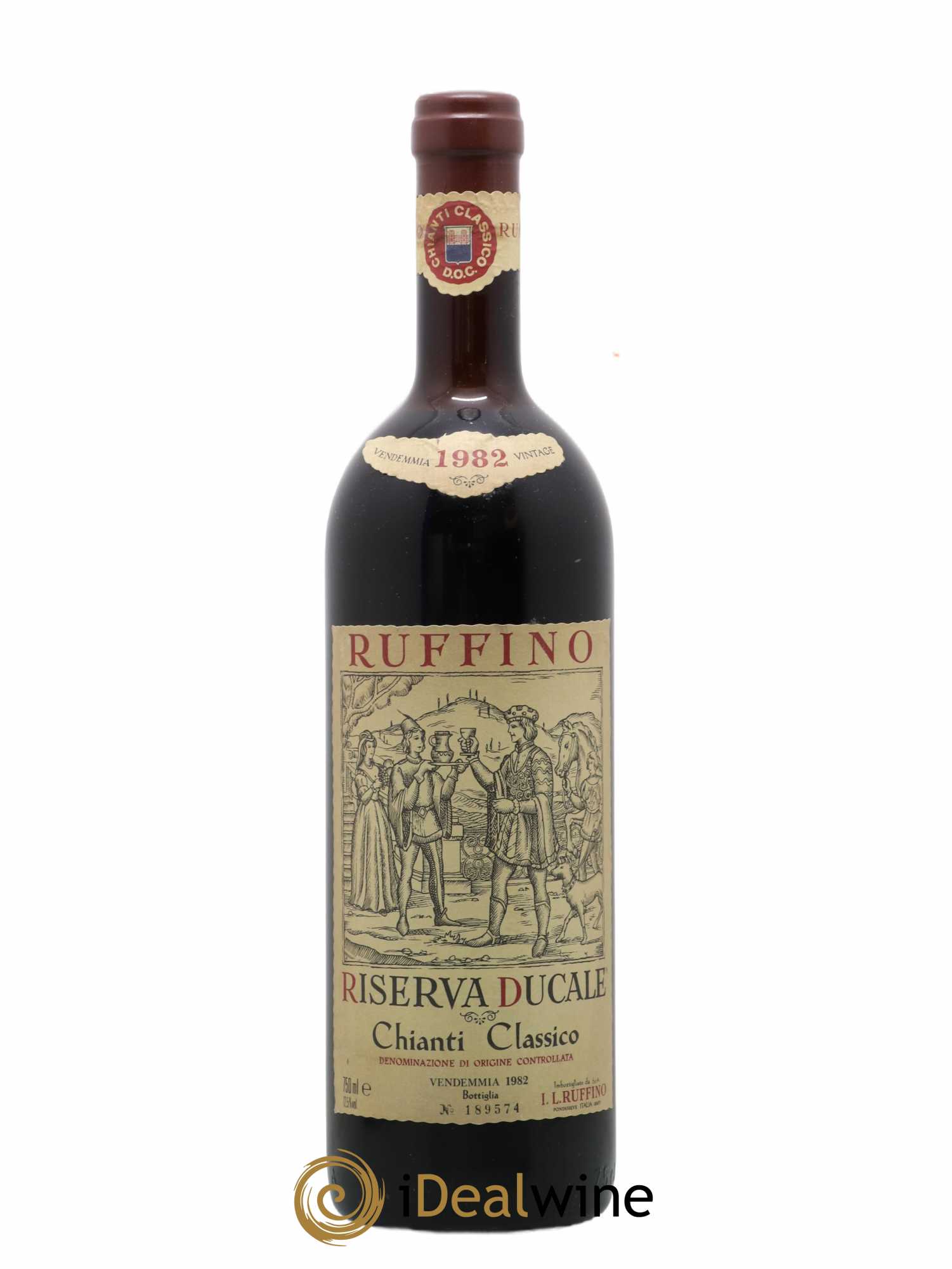Chianti Classico DOCG Riserva Ducale Ruffino 1982 - Lotto di 1 bottiglia - 0