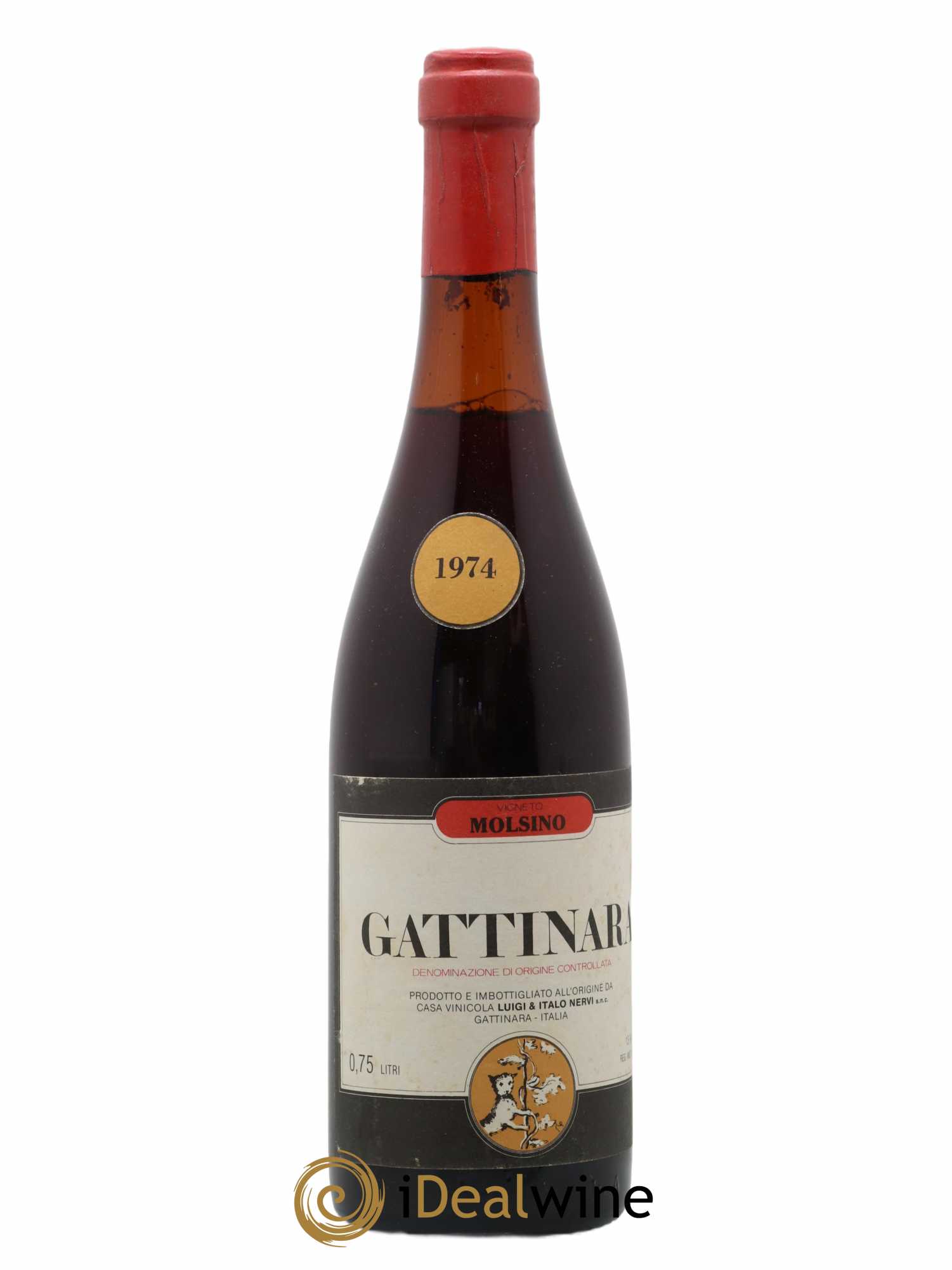 Gattinara DOCG Molsino Nervi Luigi 1974 - Posten von 1 Flasche - 0
