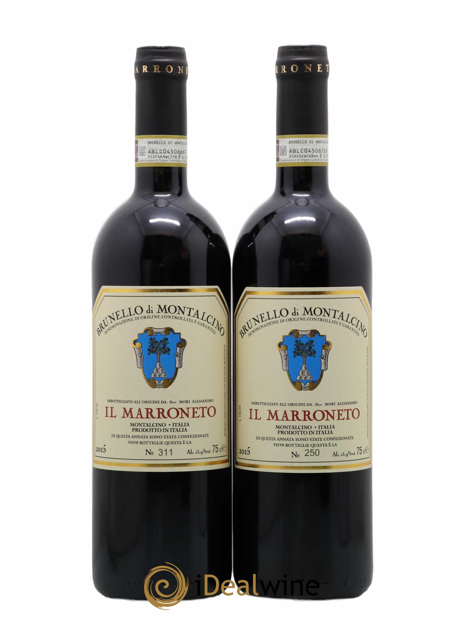 Brunello di Montalcino DOCG Il Marroneto 2015 - Lot de 2 bouteilles - 0