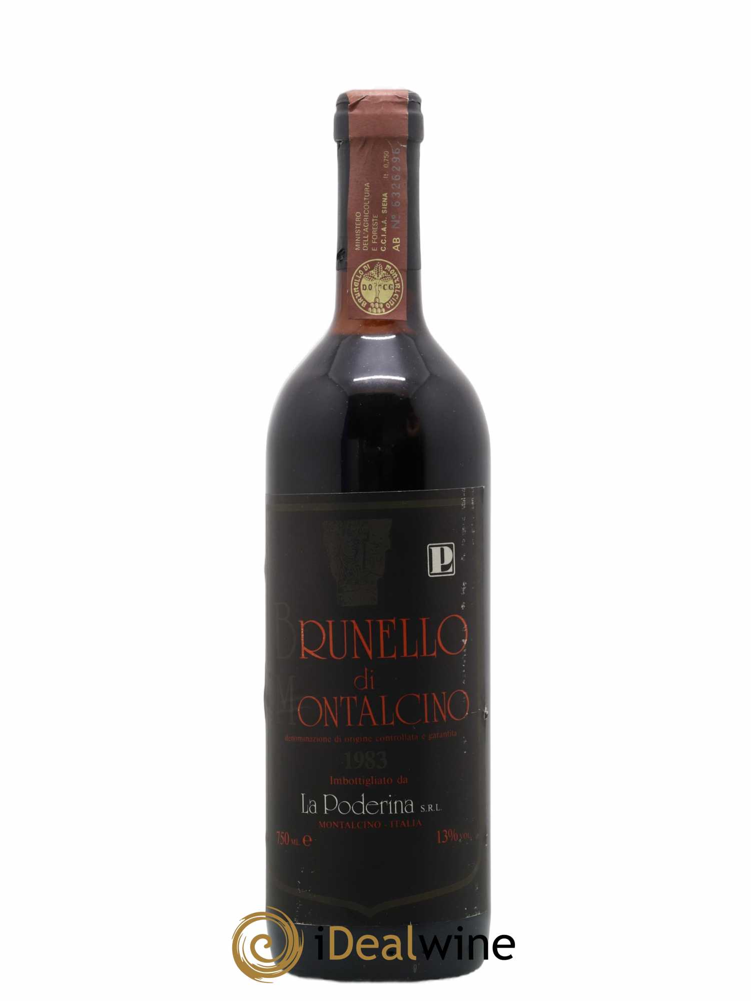 Brunello di Montalcino La Poderina 1983 - Lot de 1 bouteille - 0
