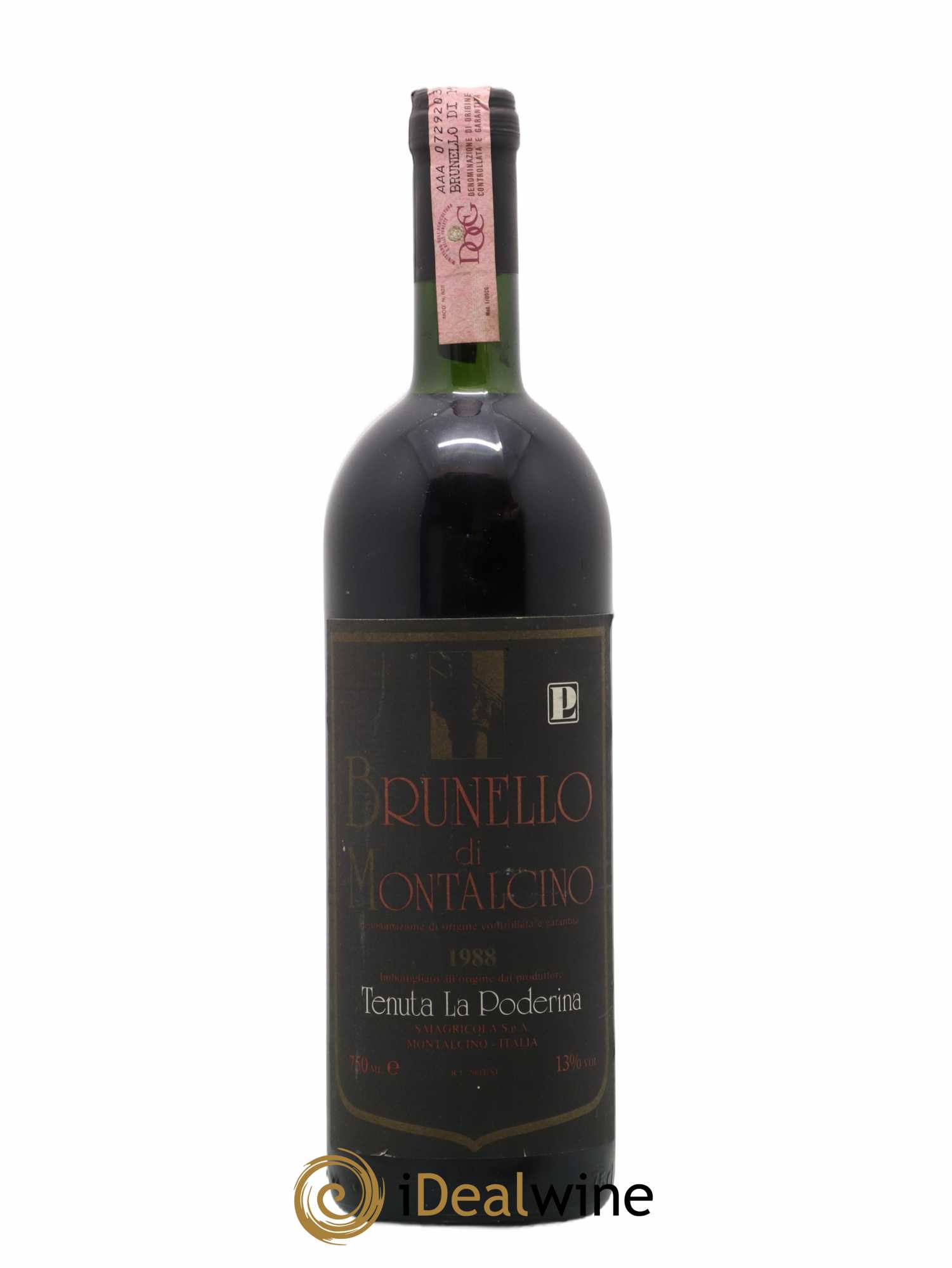 Brunello di Montalcino La Poderina 1988 - Lot de 1 bouteille - 0