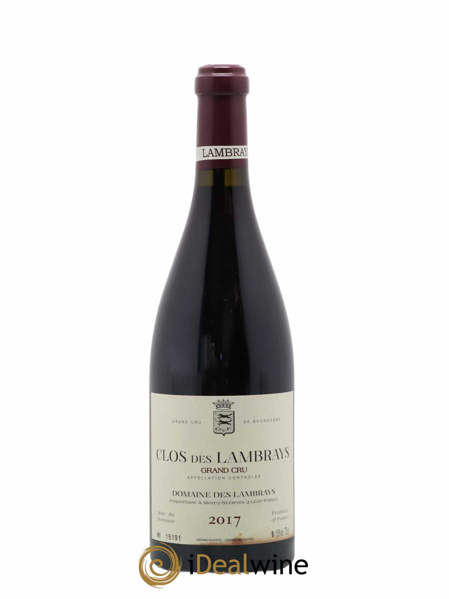 Clos des Lambrays Grand Cru Domaine des Lambrays 2017 - Lot de 1 bouteille - 0