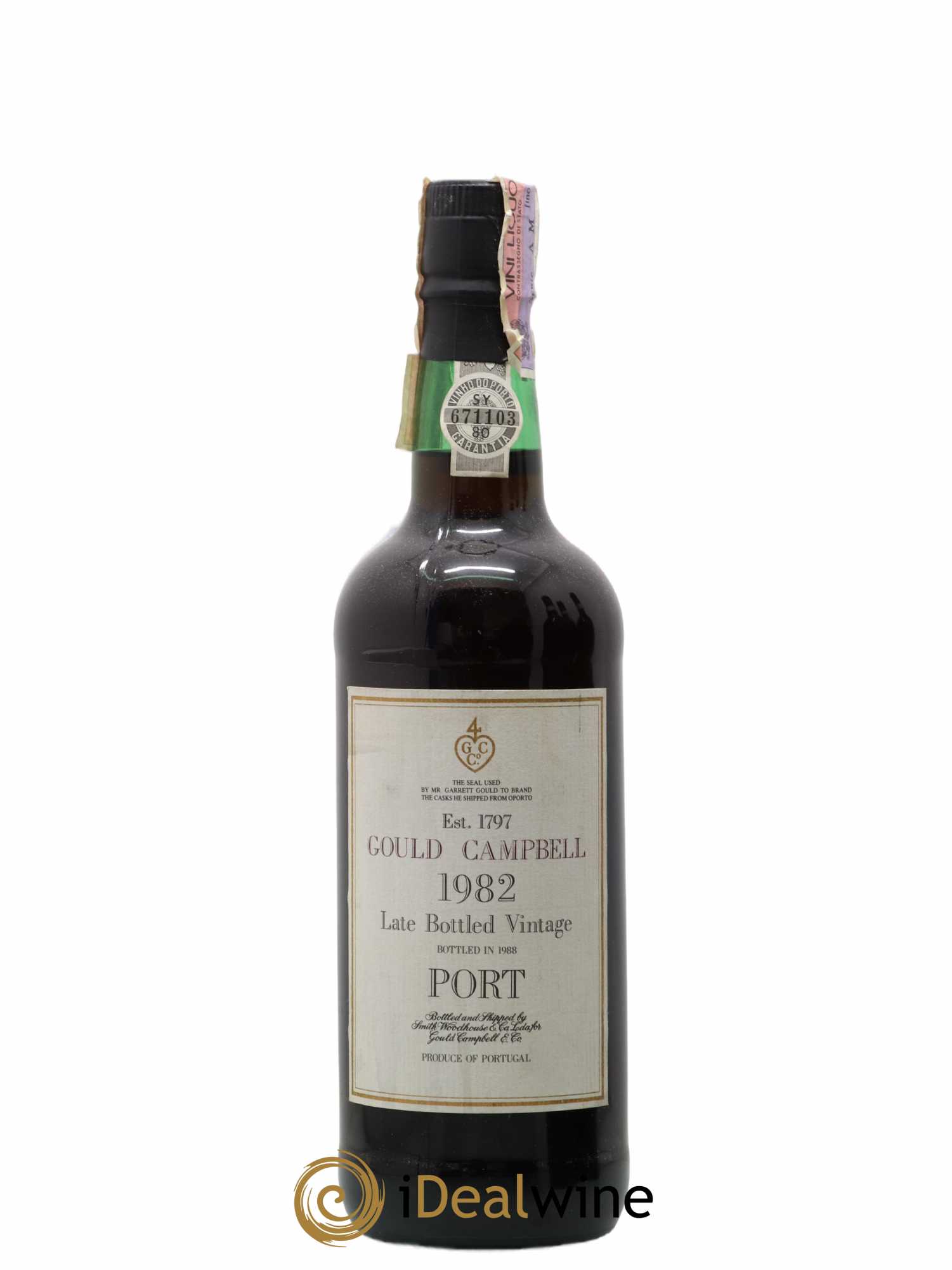 Porto LBV Gould campbell 1982 - Posten von 1 Flasche - 0