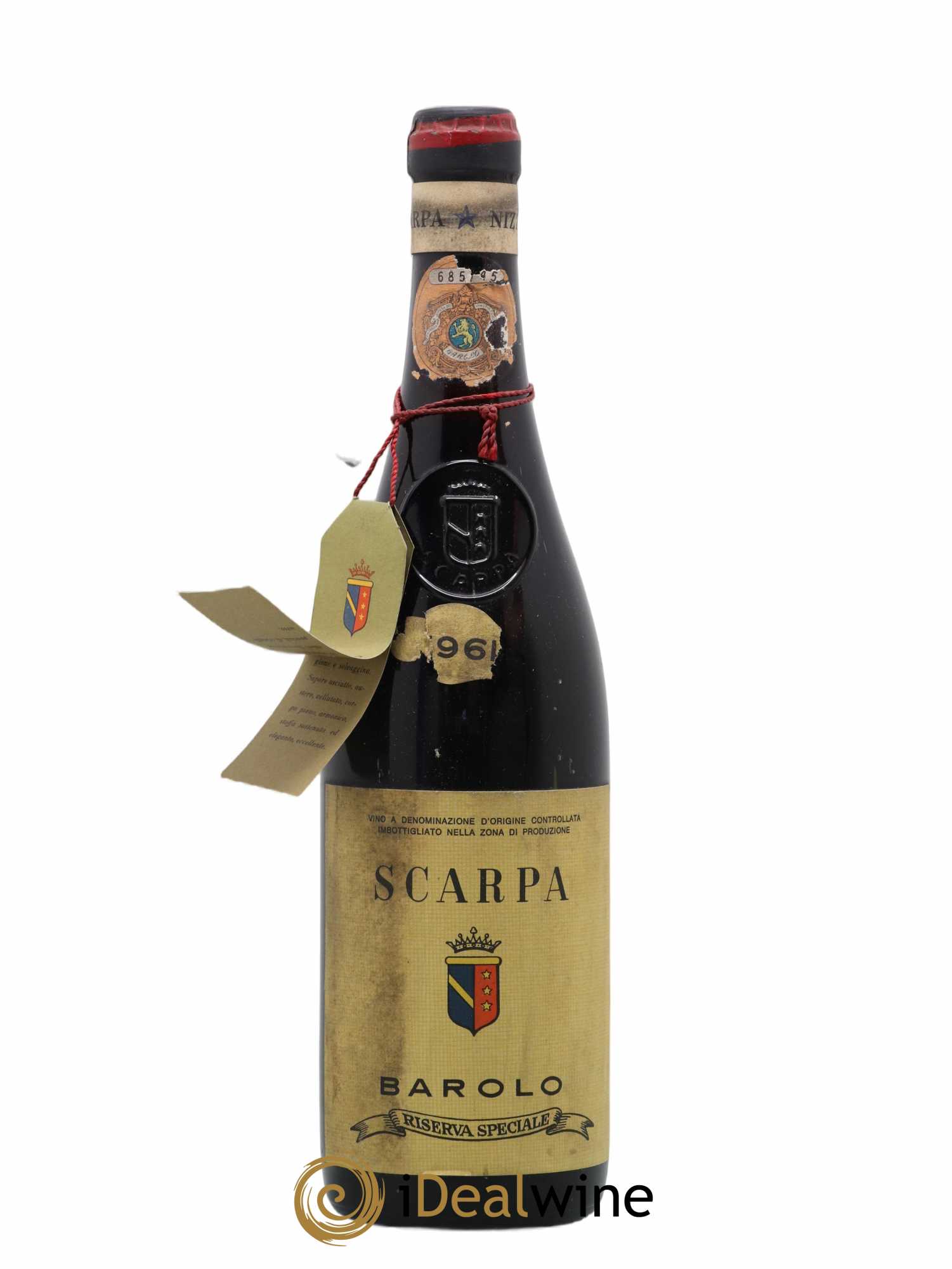 Barolo Riserva Speciale Scarpa 1961 - Posten von 1 Flasche - 0