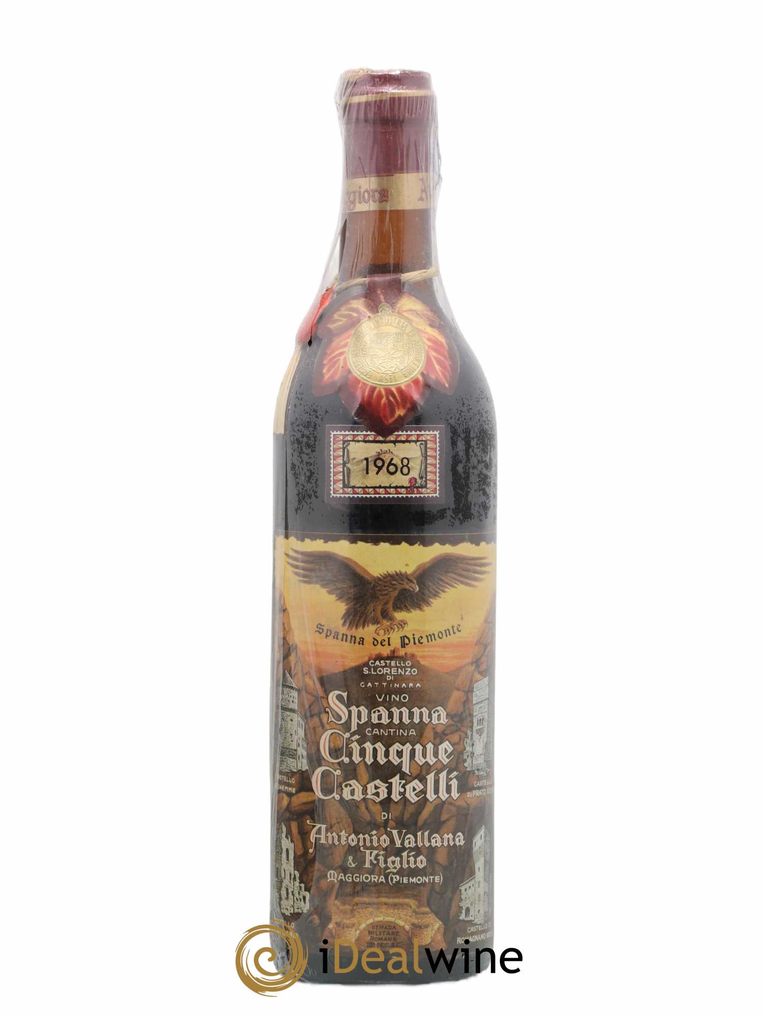 Italie Spanna Cinque Castelli Vallana 1968 - Lot of 1 bottle - 0