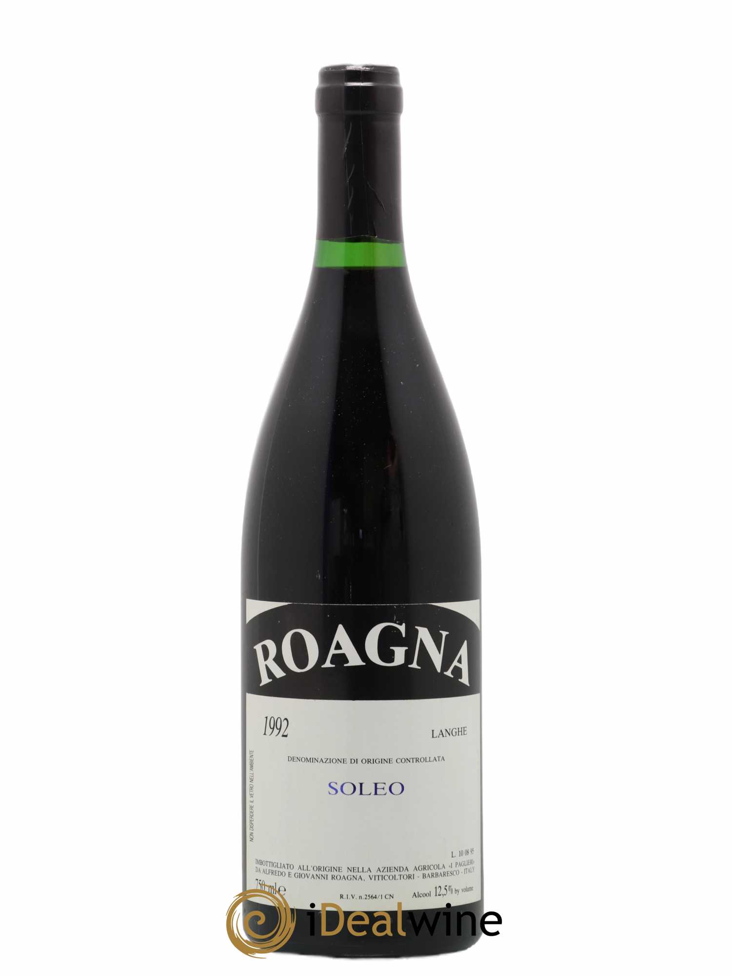 Langhe DOC Soleo Roagna 1992 - Posten von 1 Flasche - 0