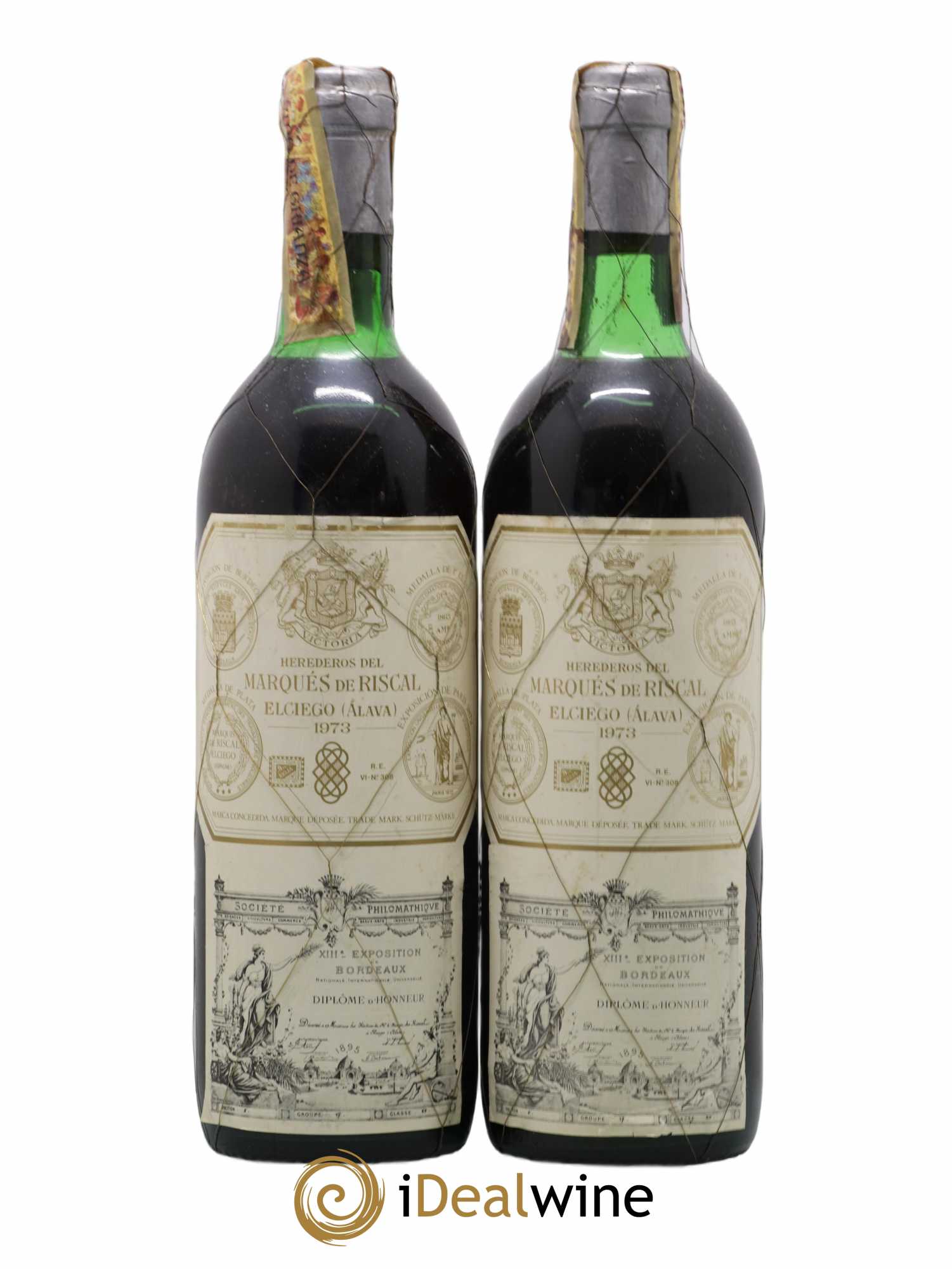 Rioja DOCA Marques de Riscal Marques de Riscal 1973 - Lot of 2 bottles - 0