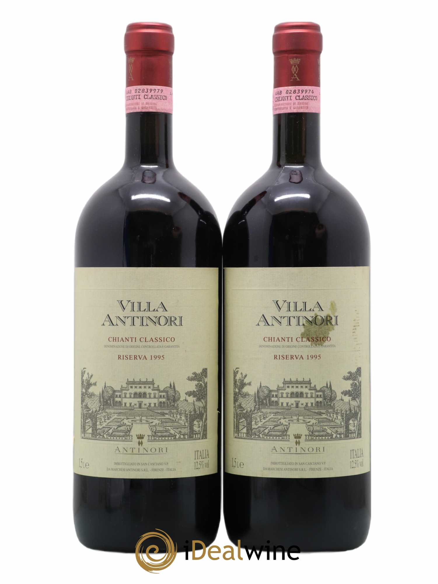 Chianti Classico DOCG Riserva Tenuta Tignanello - Marchesi Antinori 1995 - Lot de 2 magnums - 0