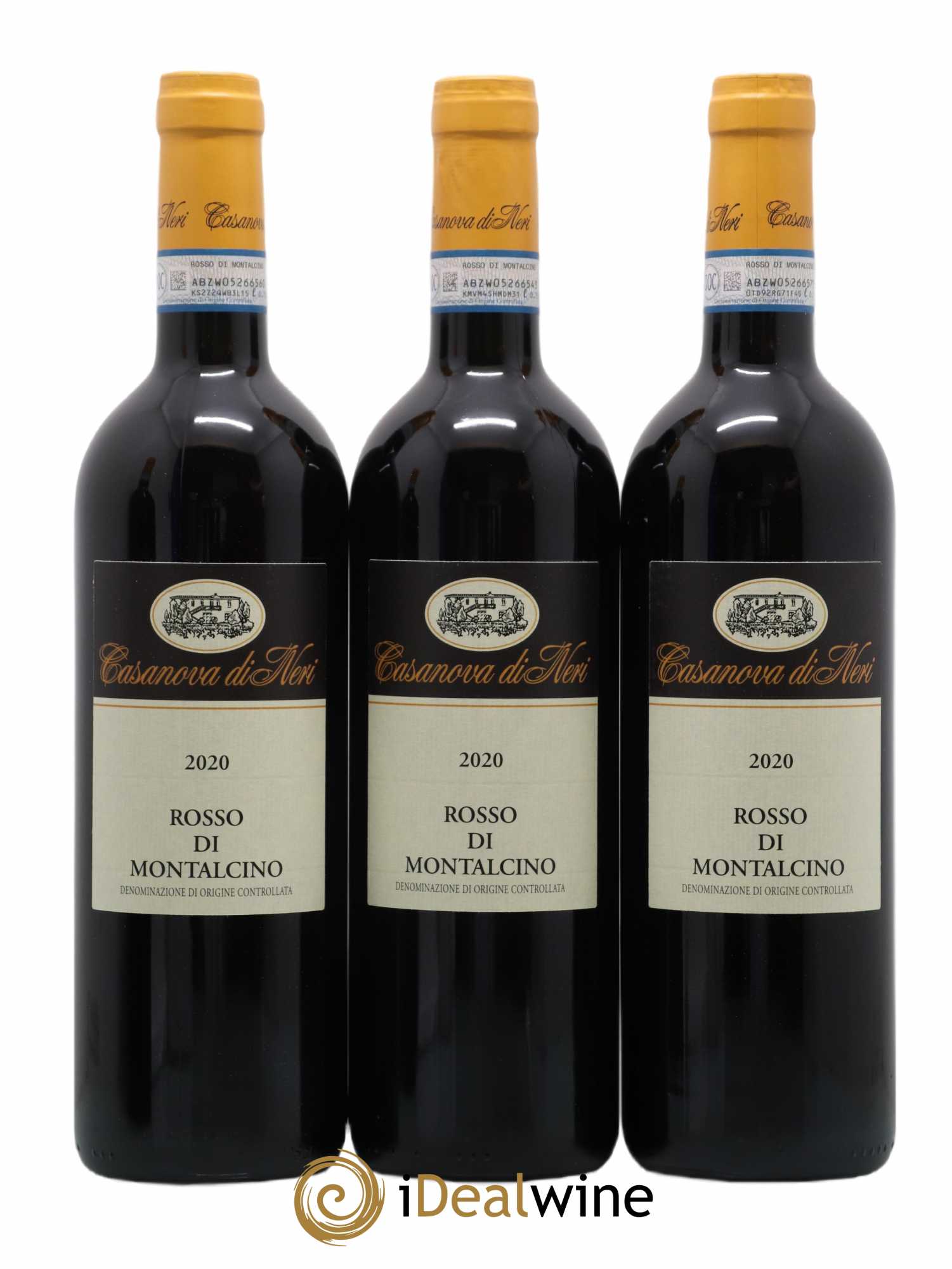 Rosso di Montalcino DOC 2020 - Posten von 3 Flaschen - 0