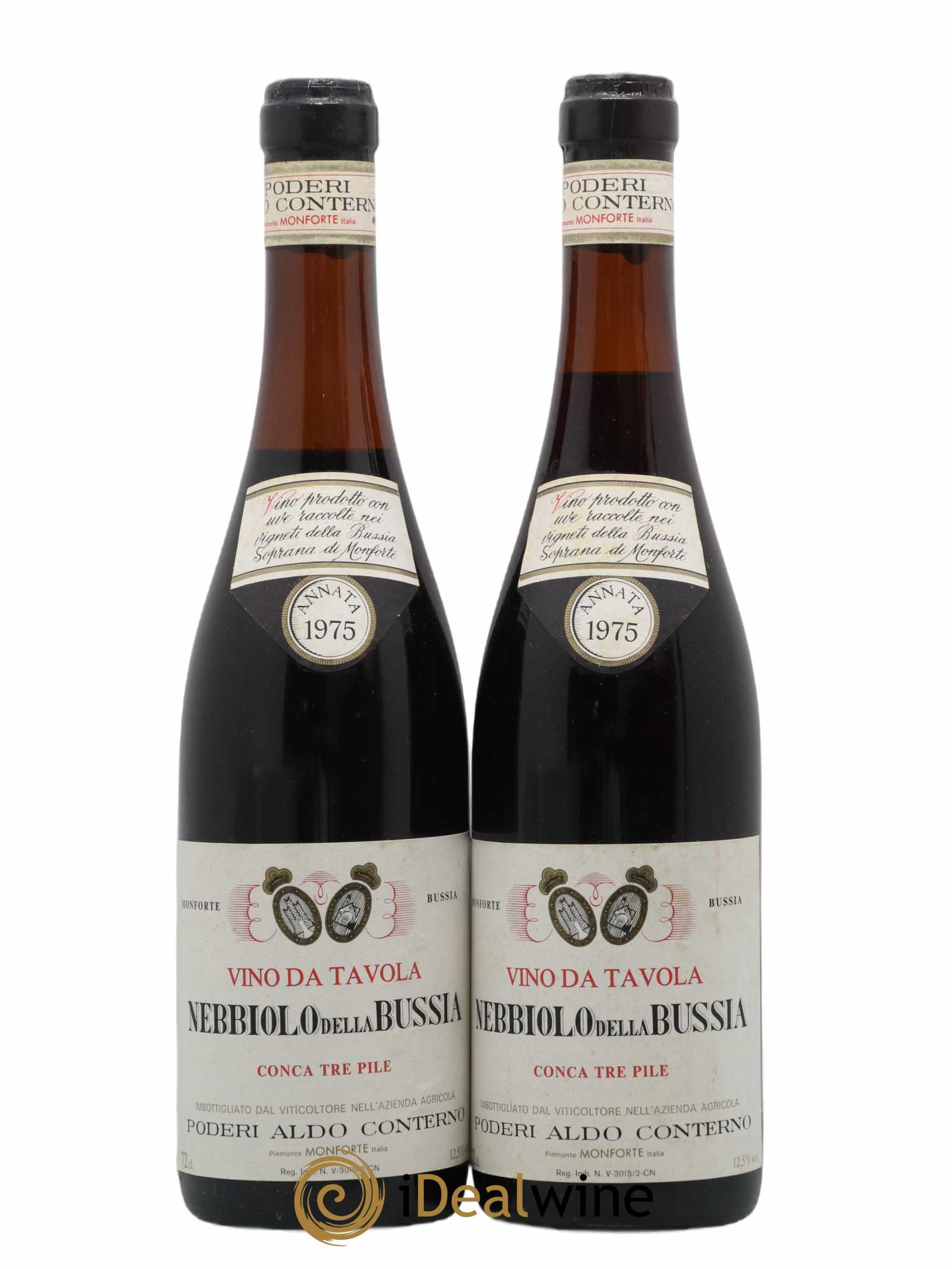 Nebbiolo 1975 - Posten von 2 Flaschen - 0