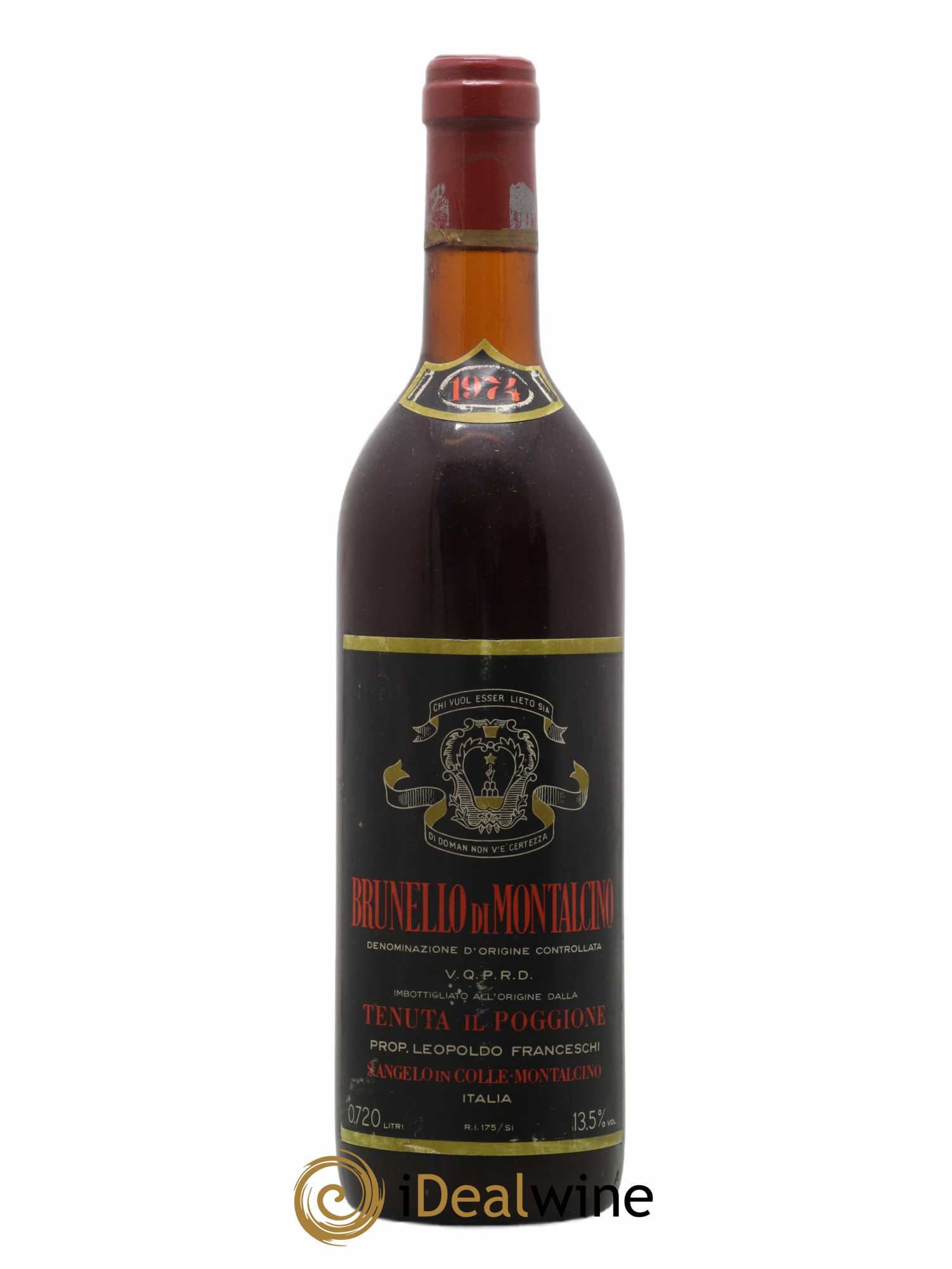Brunello di Montalcino Tenuta Il Poggione Leopoldo Franceschi 1974 - Lot of 1 bottle - 0