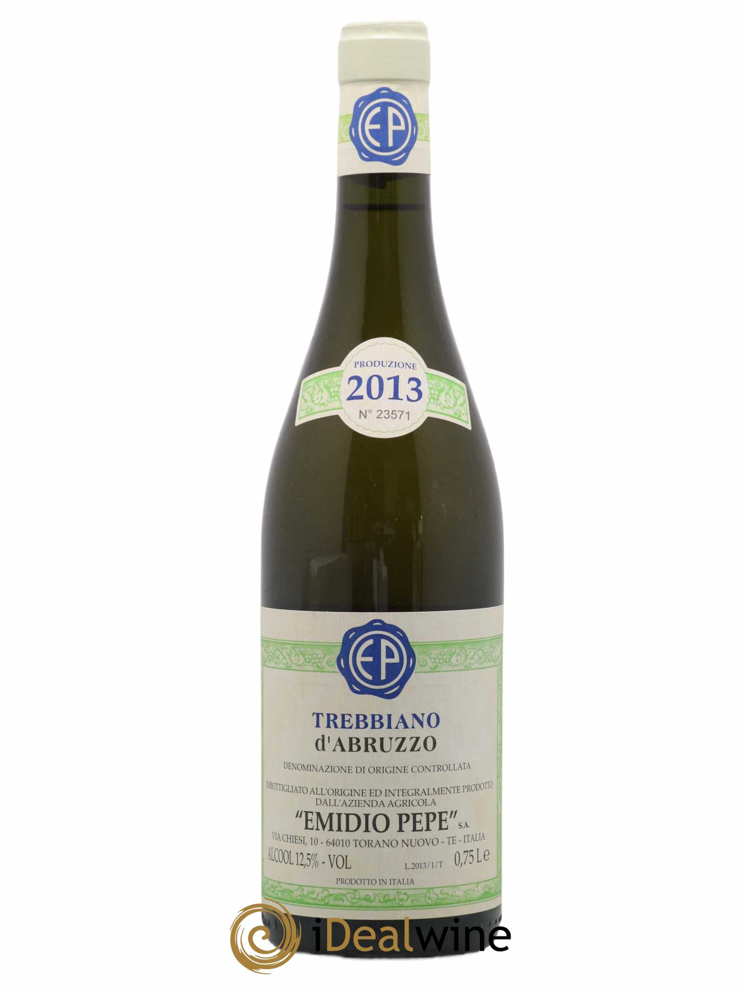 Trebbiano d'Abruzzo DOC Vecchie Viti Emidio Pepe 2013 - Lot de 1 bouteille - 0