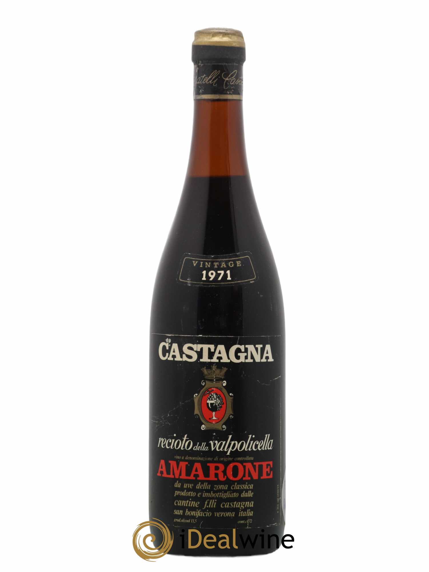 Amarone della Valpolicella DOC Castagna 1971 - Lot de 1 bouteille - 0