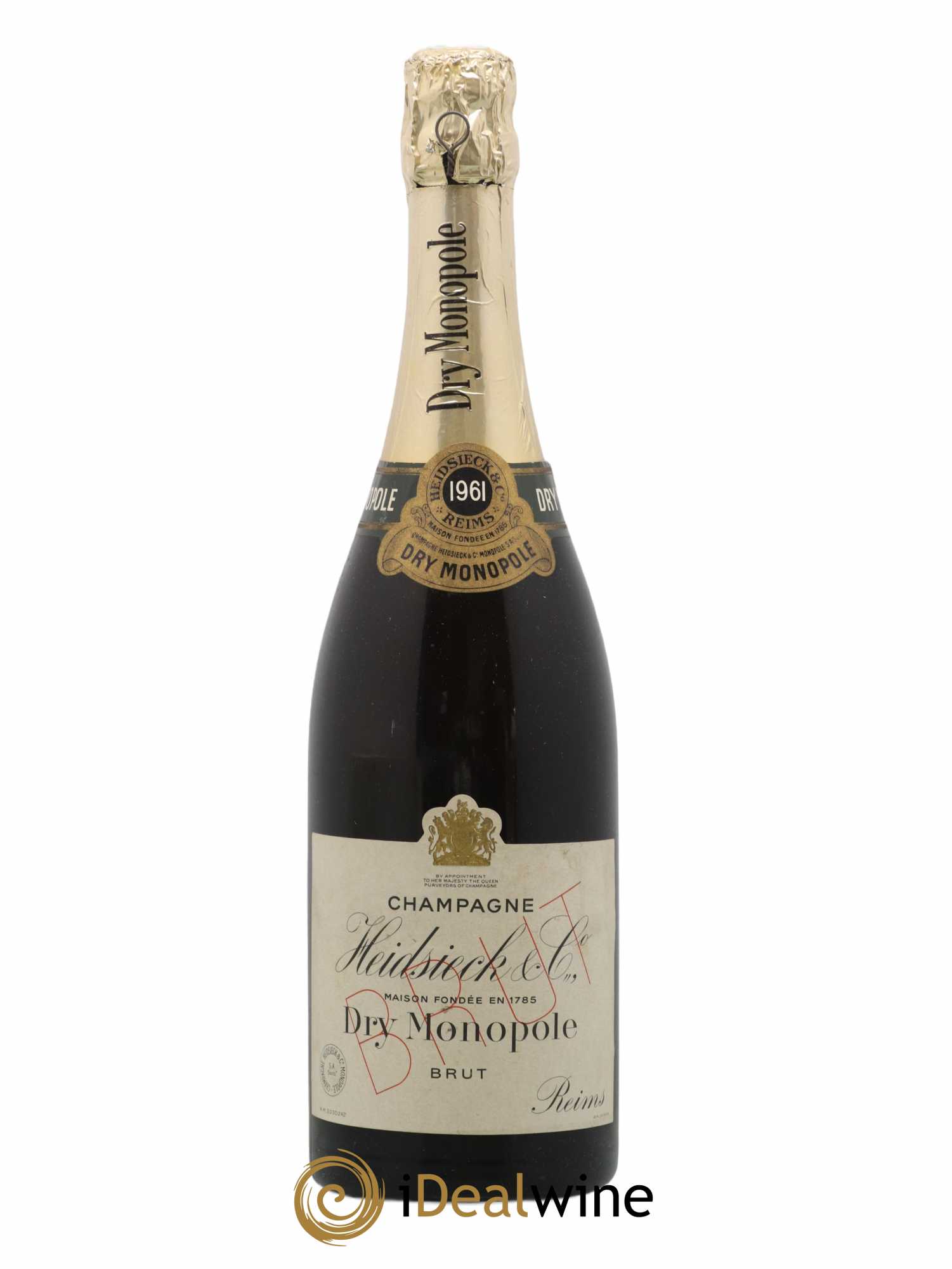 Dry Monopole Heidsieck & Co 1961 - Lot de 1 bouteille - 0