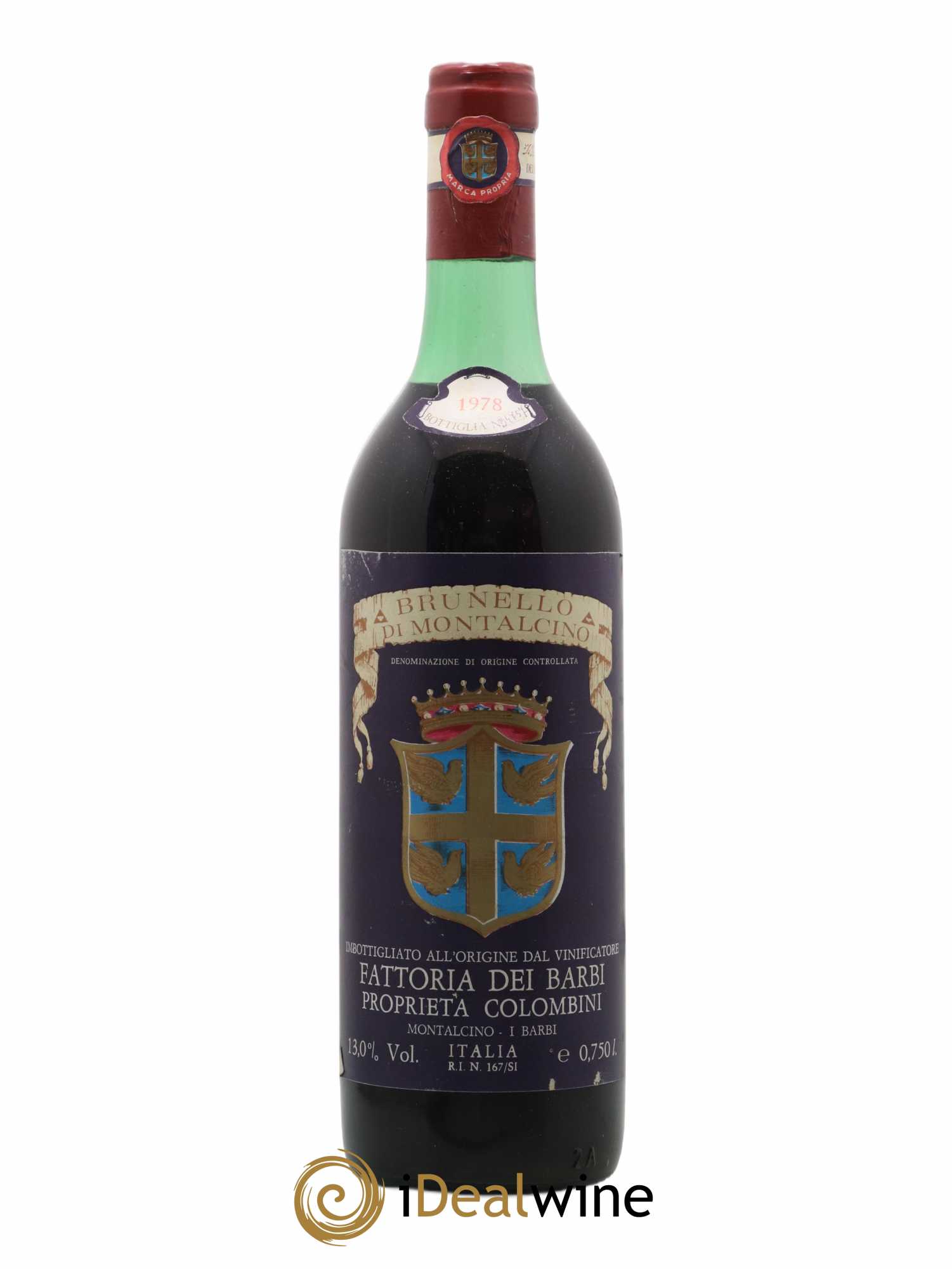 Brunello di Montalcino Barbi 1978 - Lot de 1 bouteille - 0