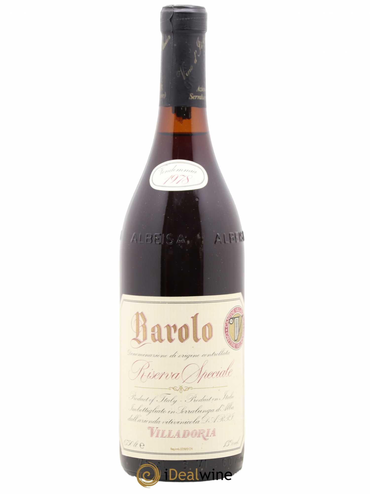 Barolo Riserva Speciale Villadoria 1978 - Lot de 1 bouteille - 0