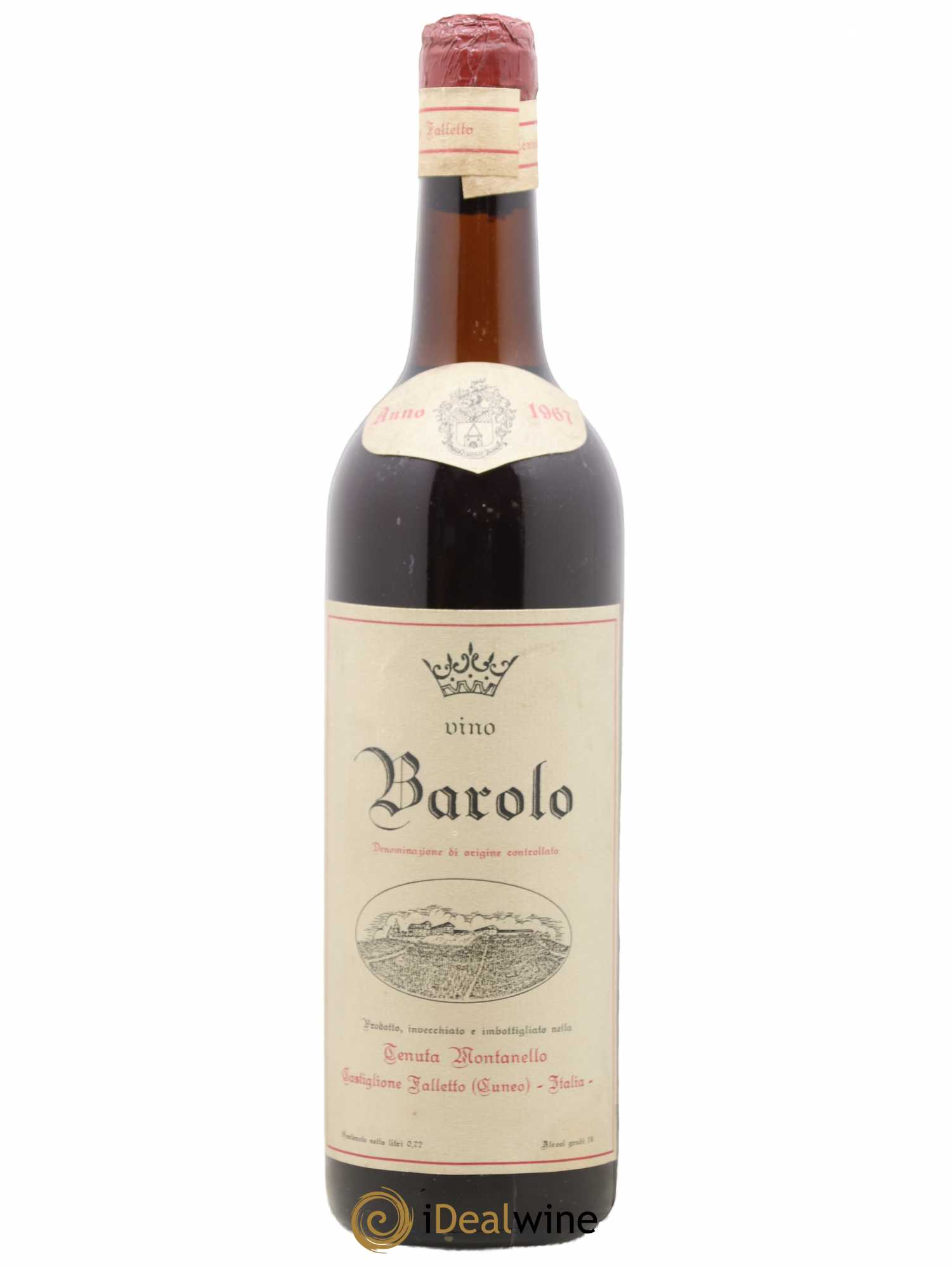 Barolo Tenuta Montanello 1967 - Lot de 1 bouteille - 0