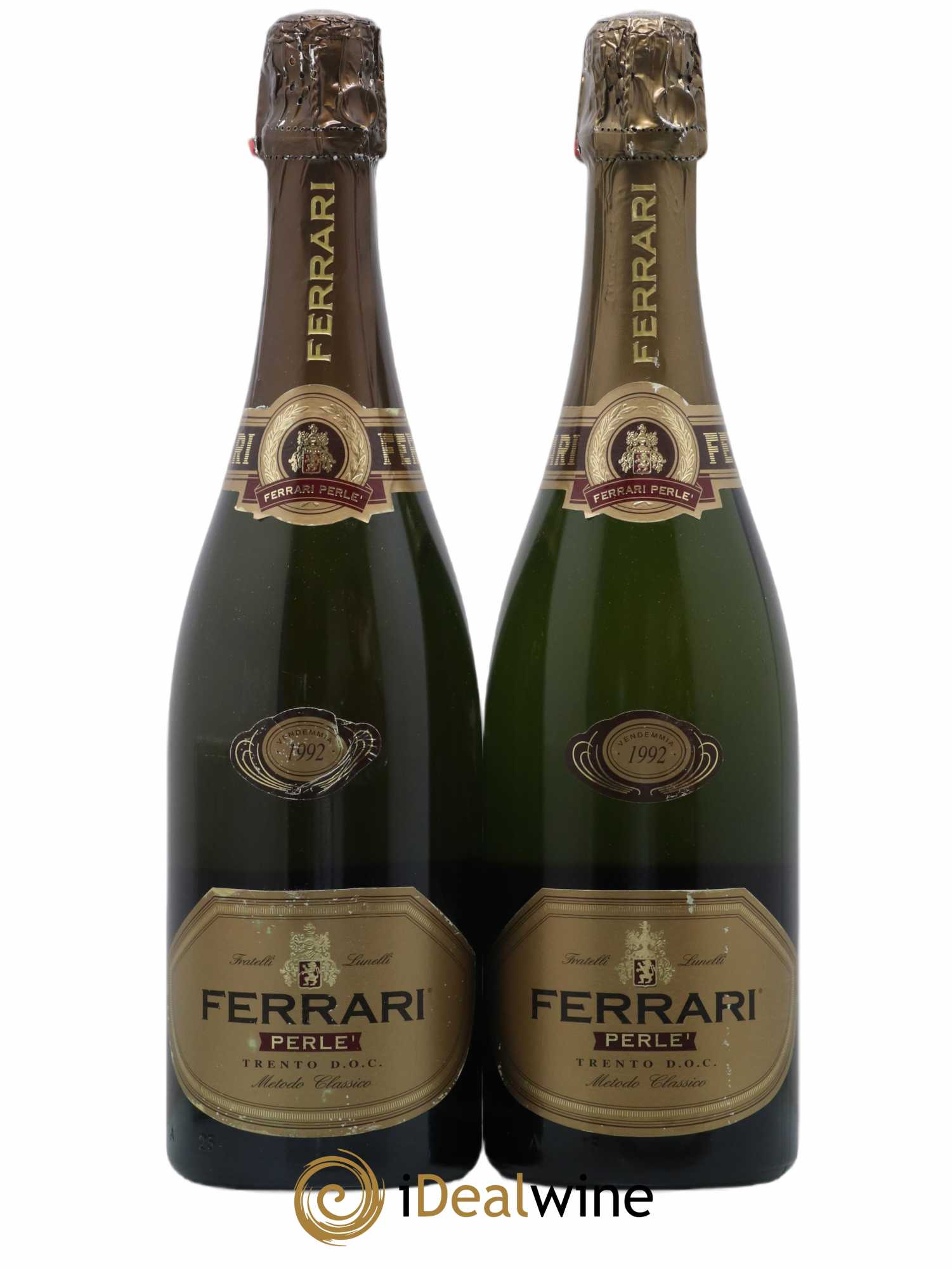 Italie Perlè Ferrari 1992 - Lot de 2 bouteilles - 0