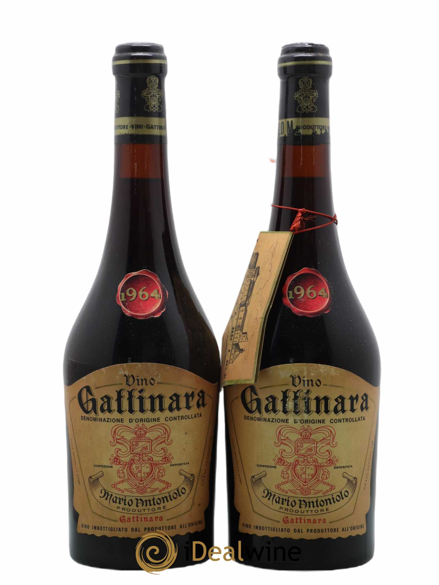 Gattinara DOCG Antoniolo 1964 - Lot de 2 bouteilles - 0