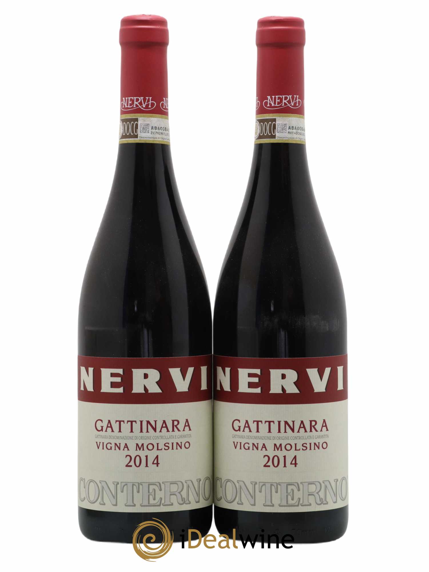Gattinara DOCG Vigna Molsino Nervi Conterno 2014 - Lot de 2 bouteilles - 0