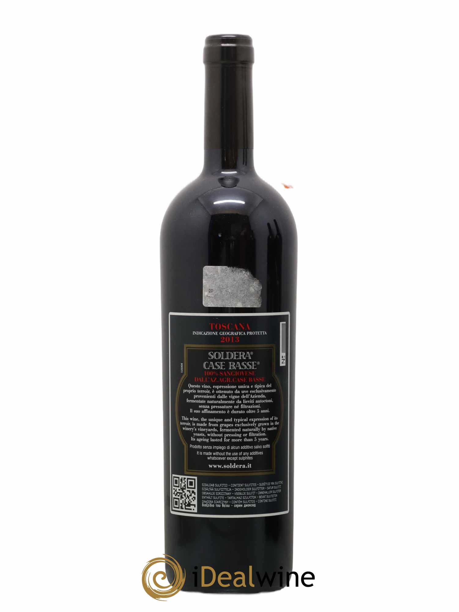 Toscana IGT Soldera Case Basse - Gianfranco Soldera 2013 - Lot de 1 bouteille - 1