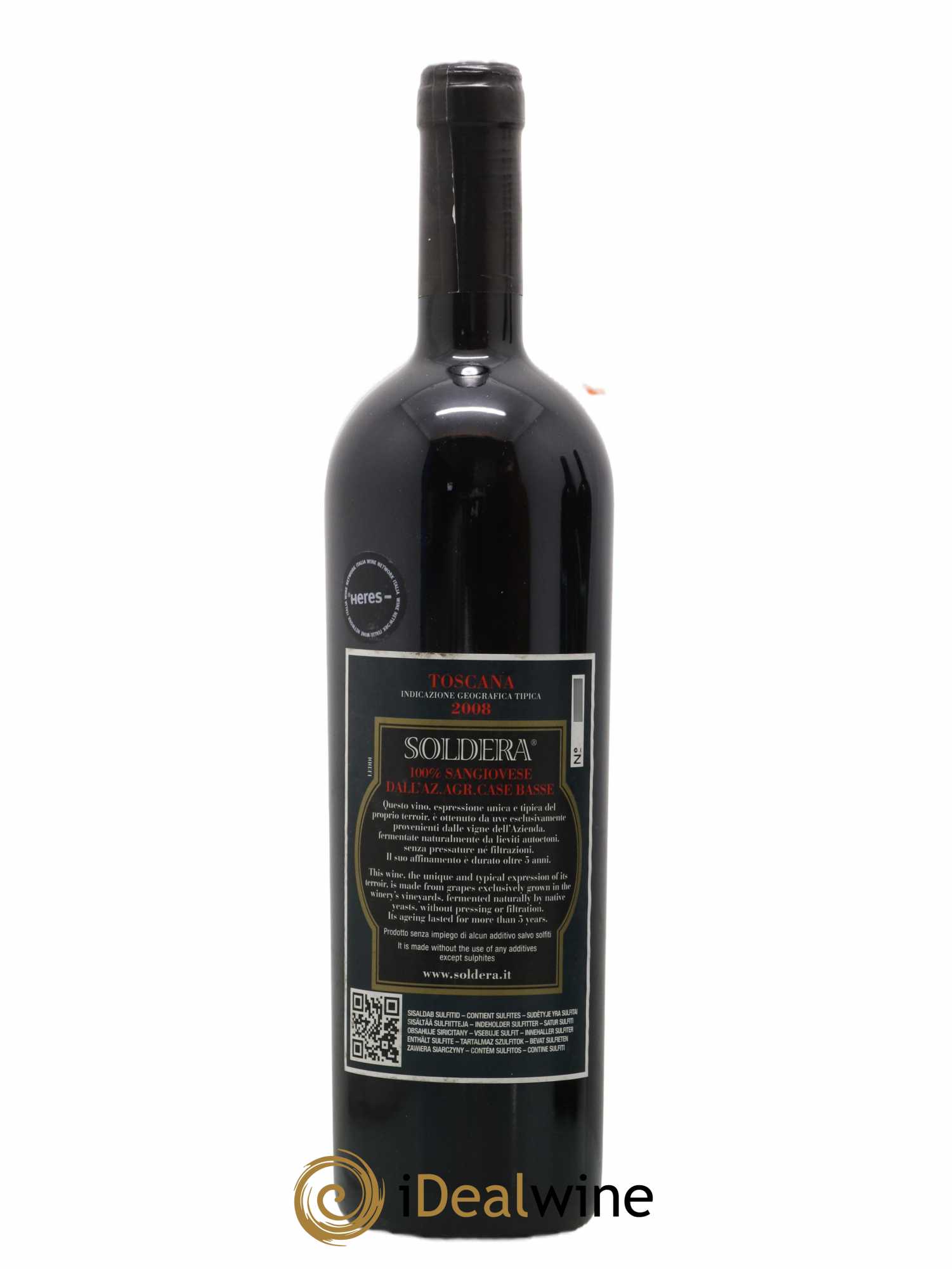 Toscana IGT Soldera Case Basse - Gianfranco Soldera 2008 - Lot de 1 bouteille - 1