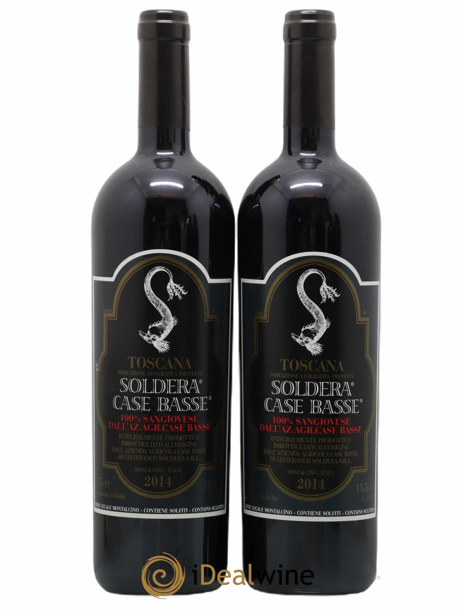 Toscana IGT Soldera Case Basse - Gianfranco Soldera 2014 - Lot de 2 bouteilles - 0