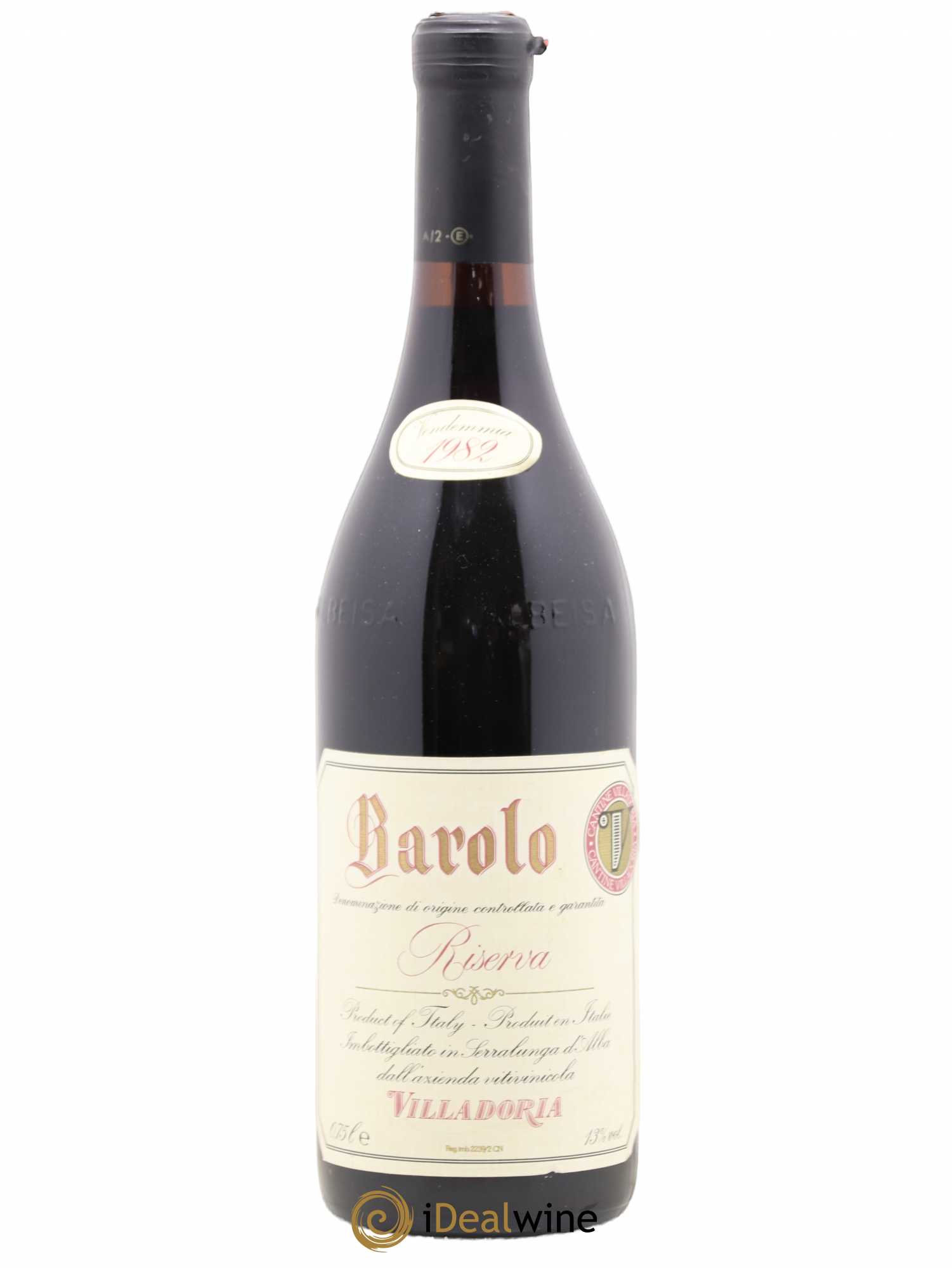 Barolo Riserva Villadoria 1982 - Lot de 1 bouteille - 0