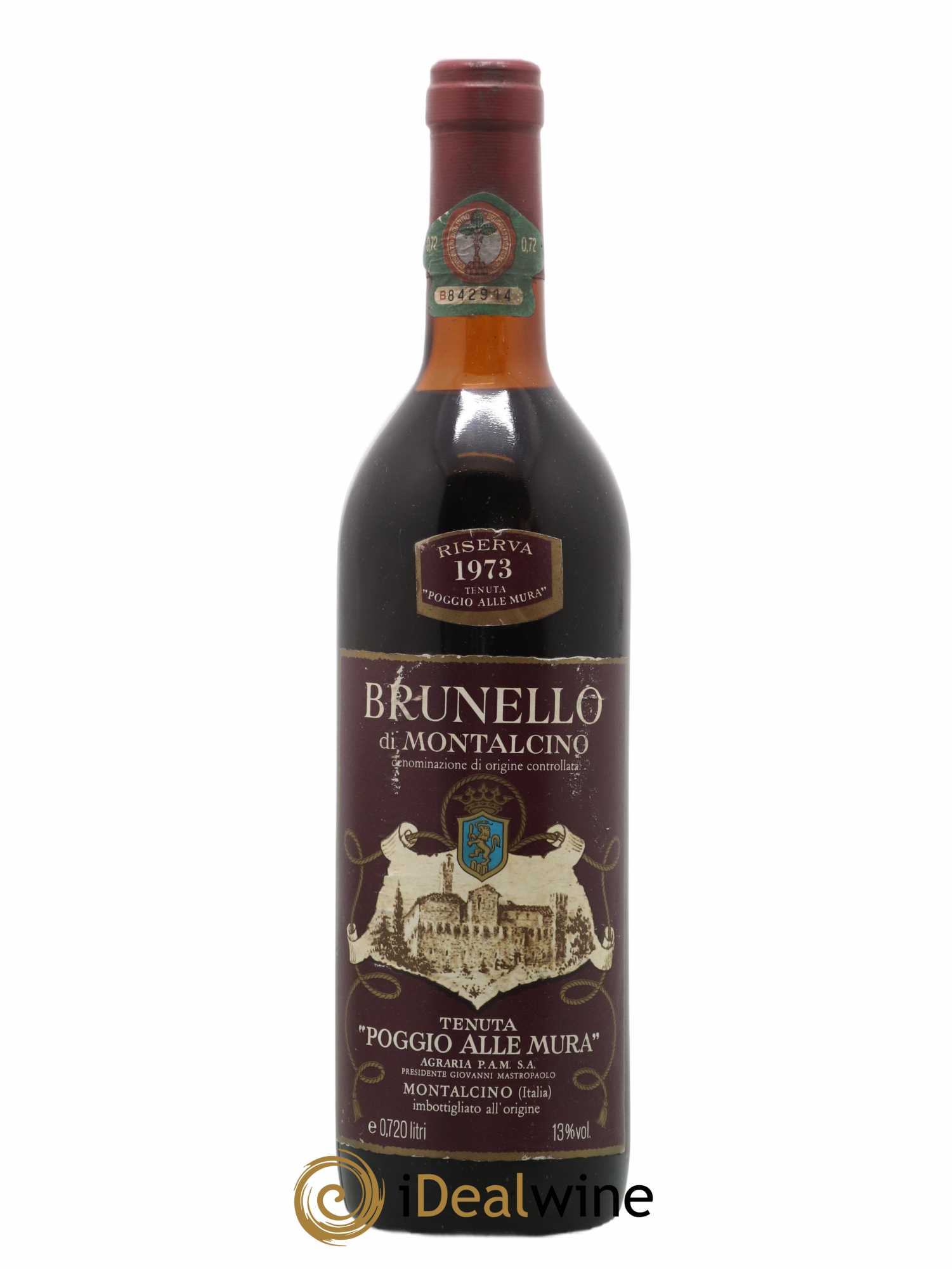 Brunello di Montalcino Riserva Poggio alle Mura 1973 - Lot of 1 bottle - 0
