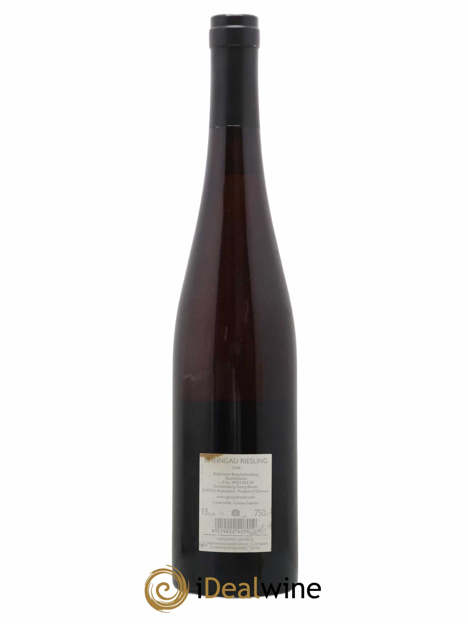 Riesling Rüdesheim Berg Schlossberg Georg Breuer 2008 - Posten von 1 Flasche - 1