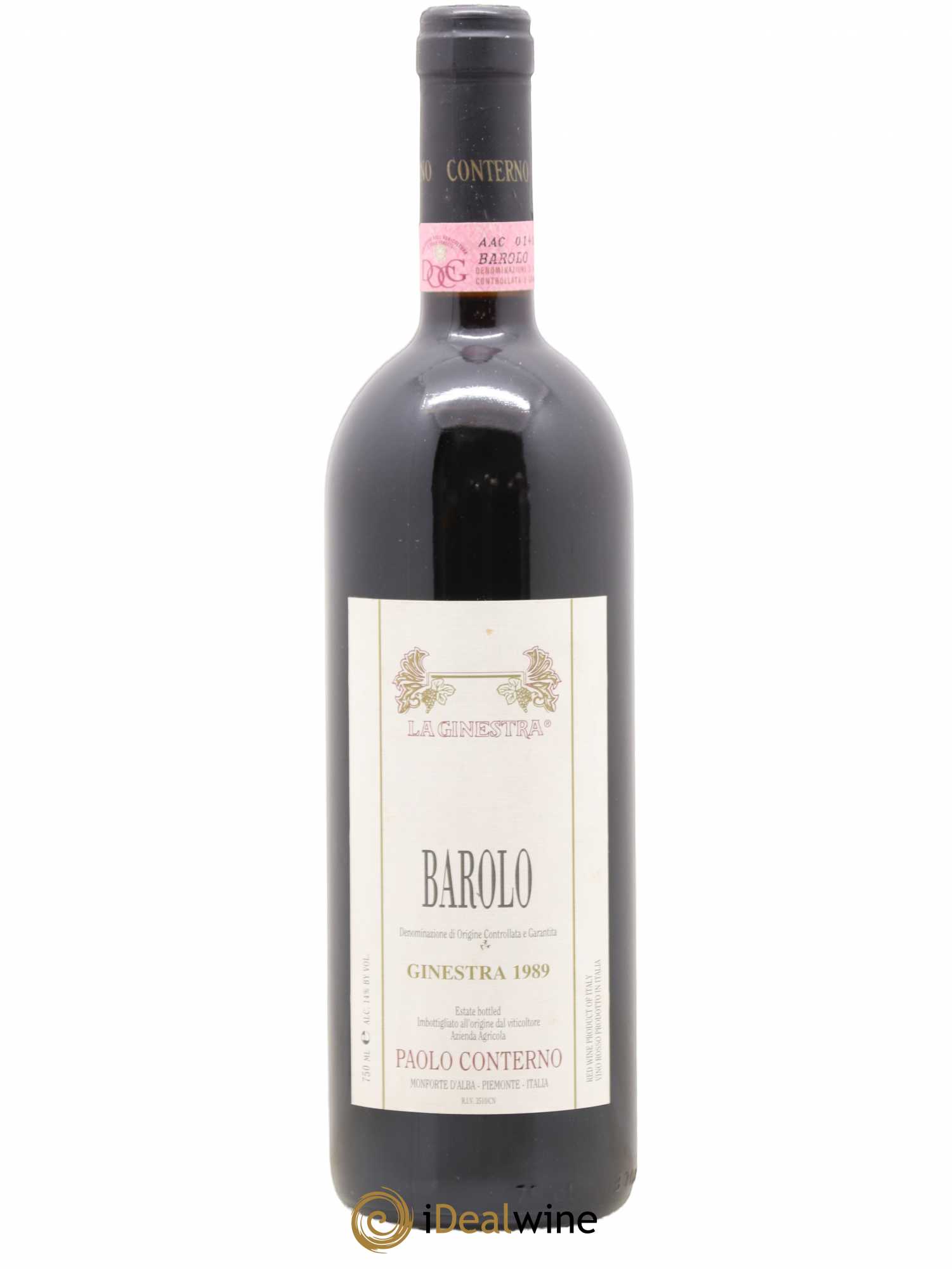 Barolo Ginestra Conterno Paolo 1989 - Posten von 1 Flasche - 0